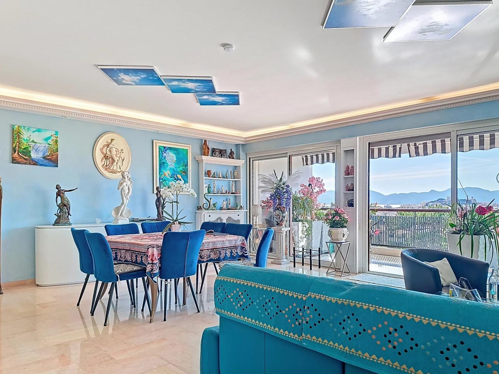 VENTE APPARTEMENT 3/4P VUE MER CANNES - MONFLEURY - GALLIA