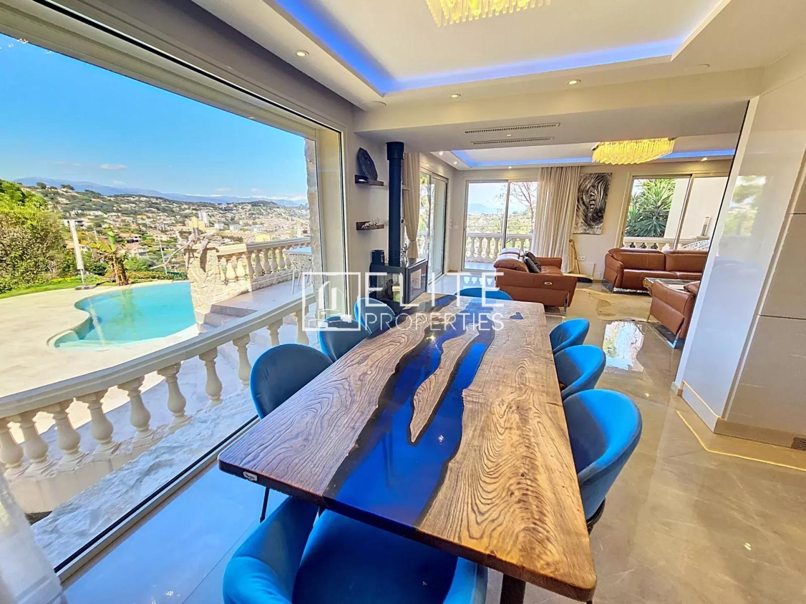 VILLA 10 PIECES 260m²  VUE DEGAGEE VALLAURIS