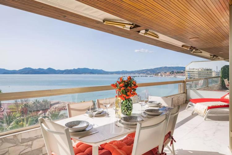 CANNES CROISETTE - 3 PIÈCES - TERRASSE - VUE MER PANORAMIQUE