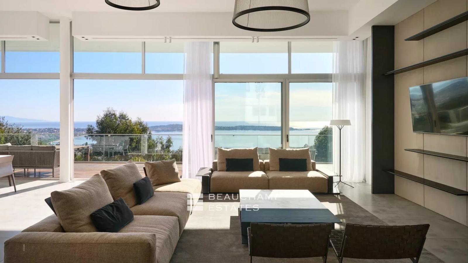 Villa contemporaine avec vue mer panoramique - Cannes