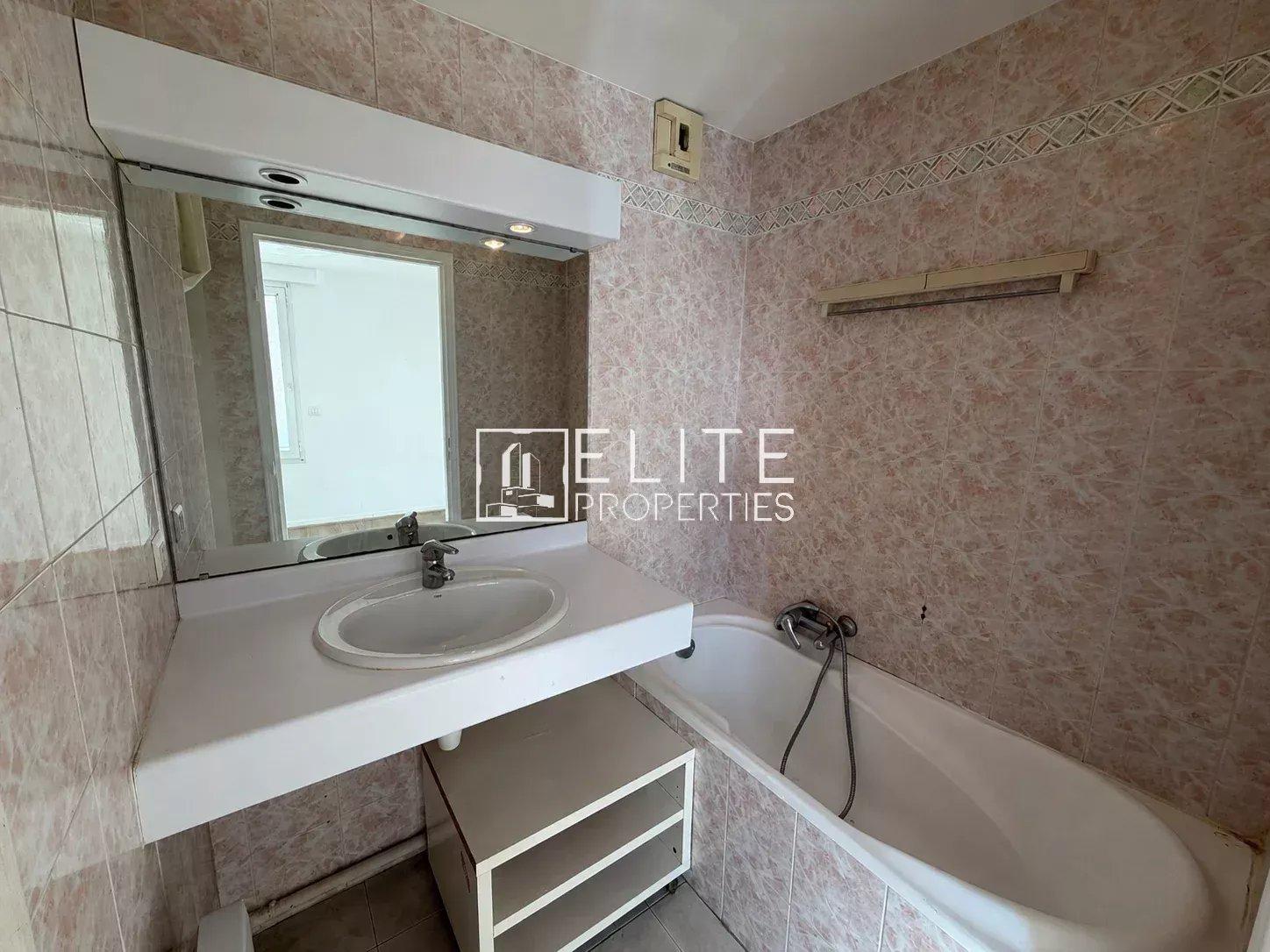APPARTEMENT 2 PIECES DE 37 m²  - APERÇU MER - CANNES CENTRE