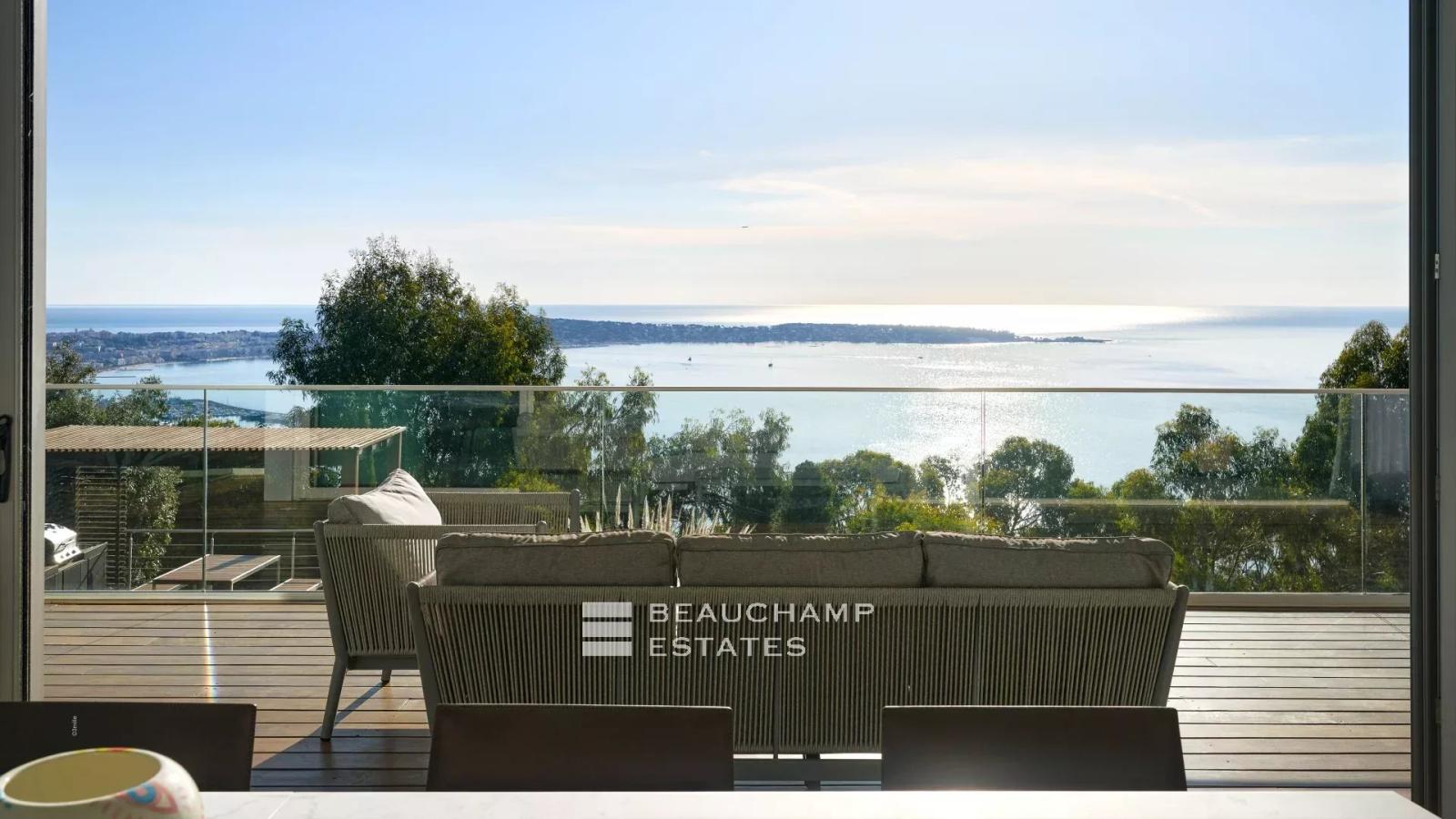 Villa contemporaine avec vue mer panoramique - Cannes