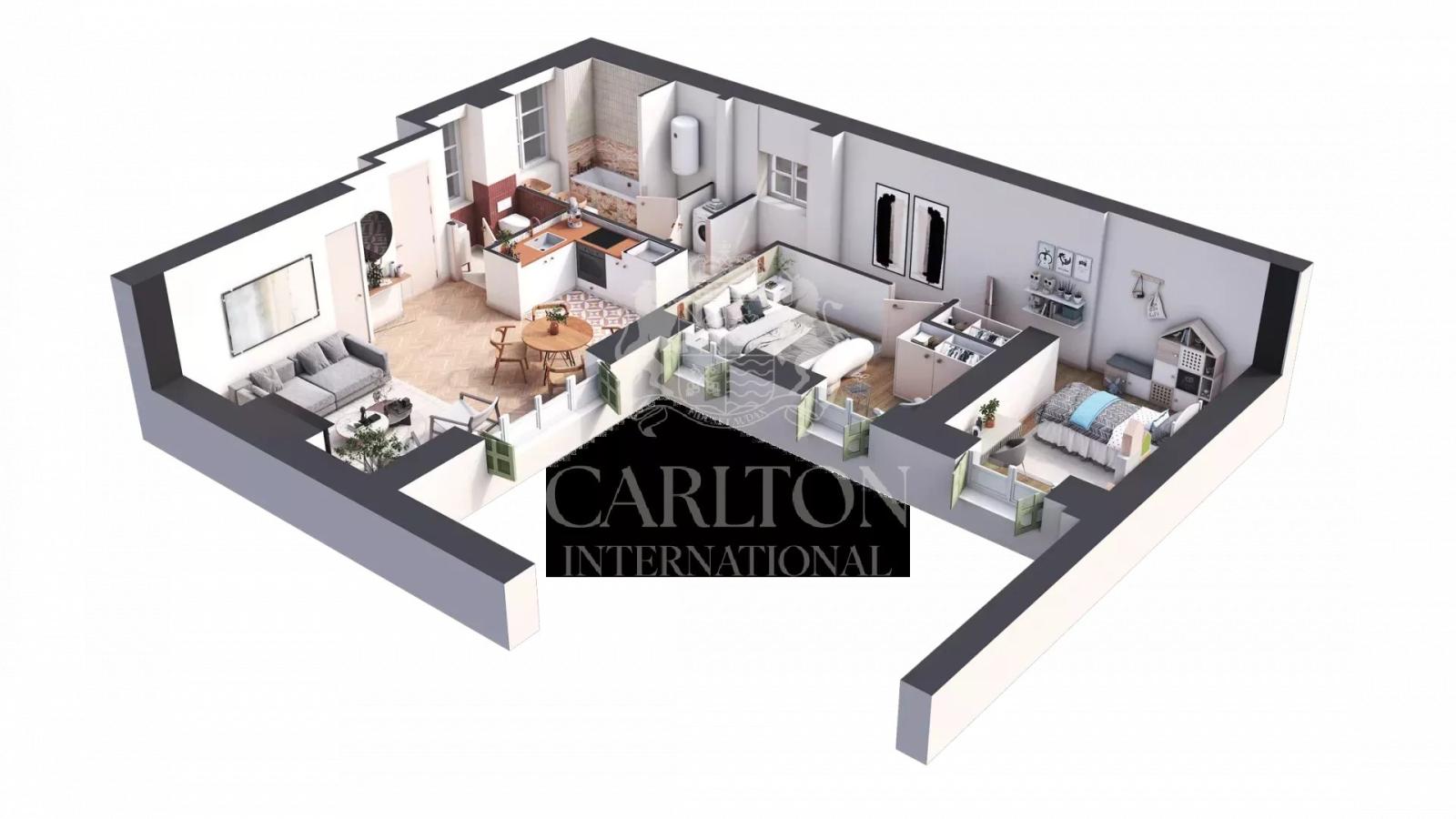 Appartement refait à neuf – Carré d’Or, Nice