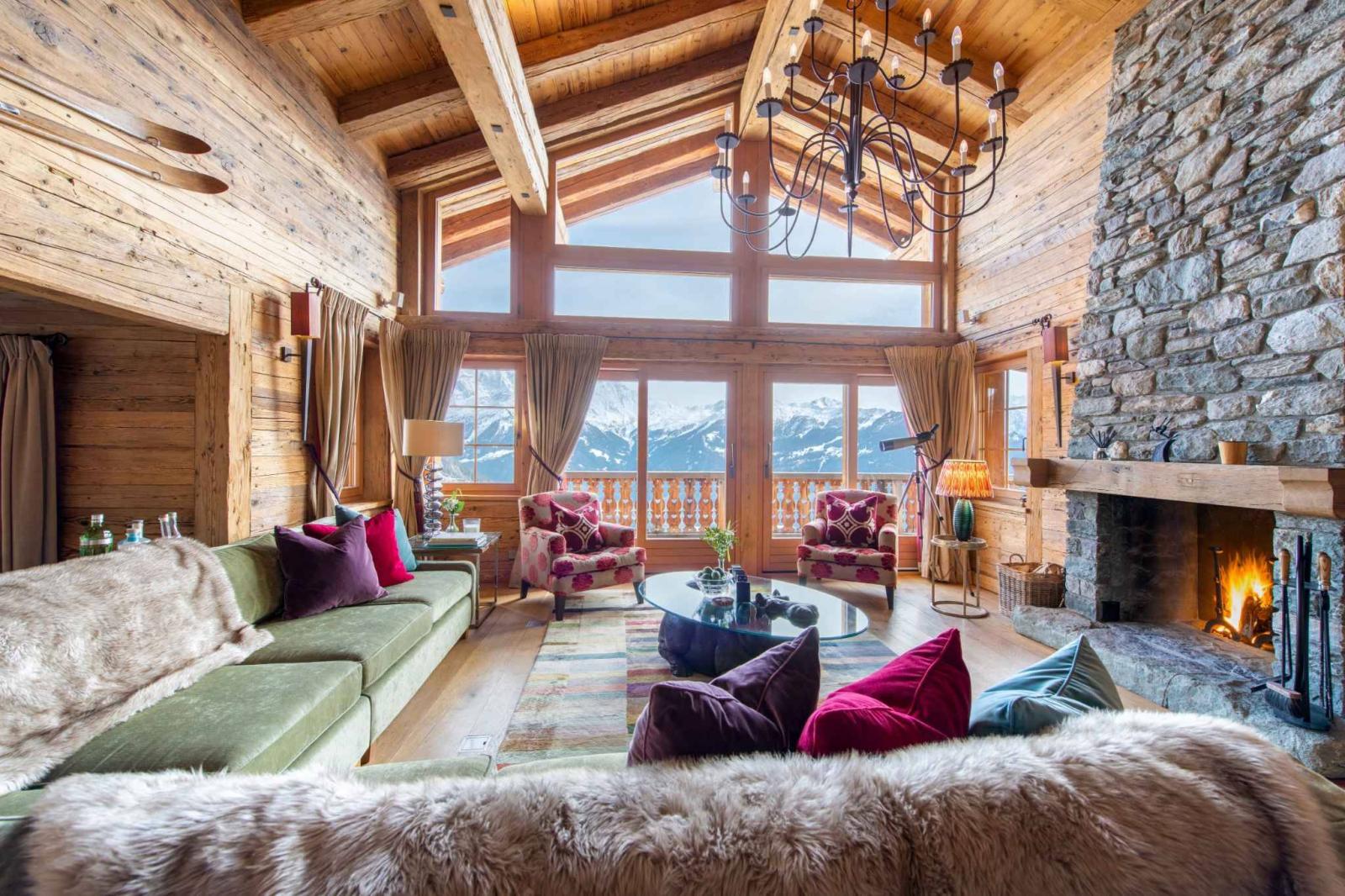 Chalet de prestige avec vue panoramique