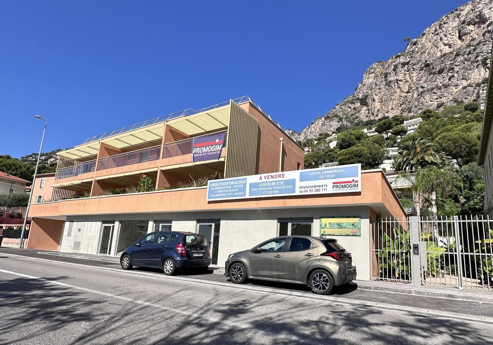 3 PIECES EZE SUR MER  - IMMEUBLE NEUF