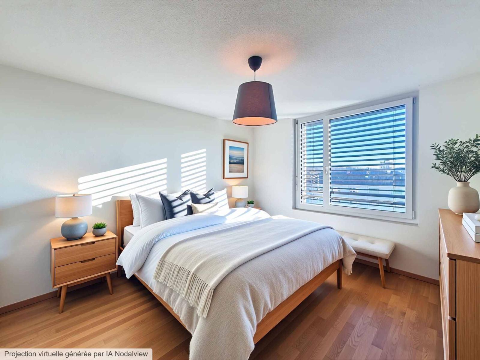 Spacieux attique de 3,5 pièces au centre ville