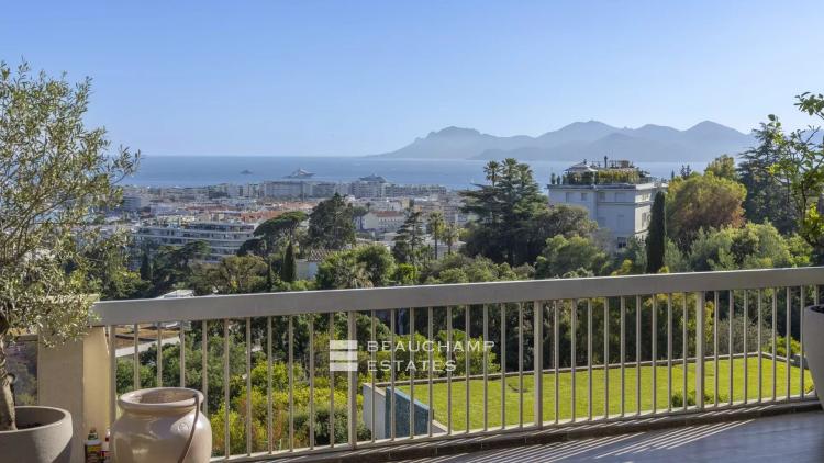 Penthouse 4 chambres avec vue mer - Cannes Californie