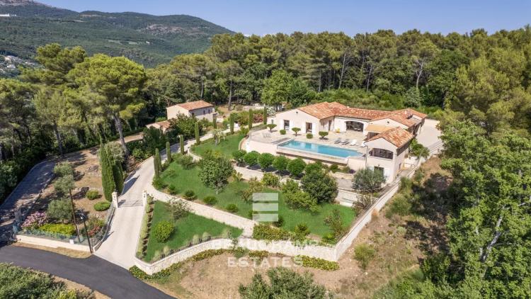 Villa plain-pied de 4 chambres avec vue panoramique - Cabris