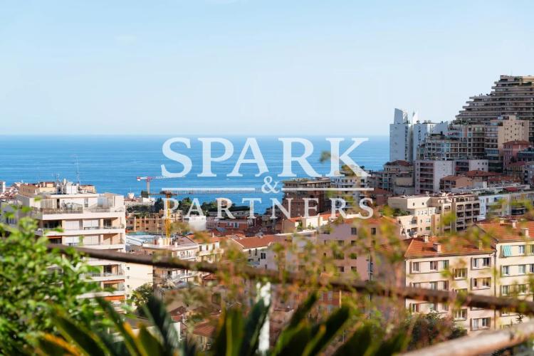 Beausoleil - Superbe appartement 4 pièces - vue imprenable sur la mer