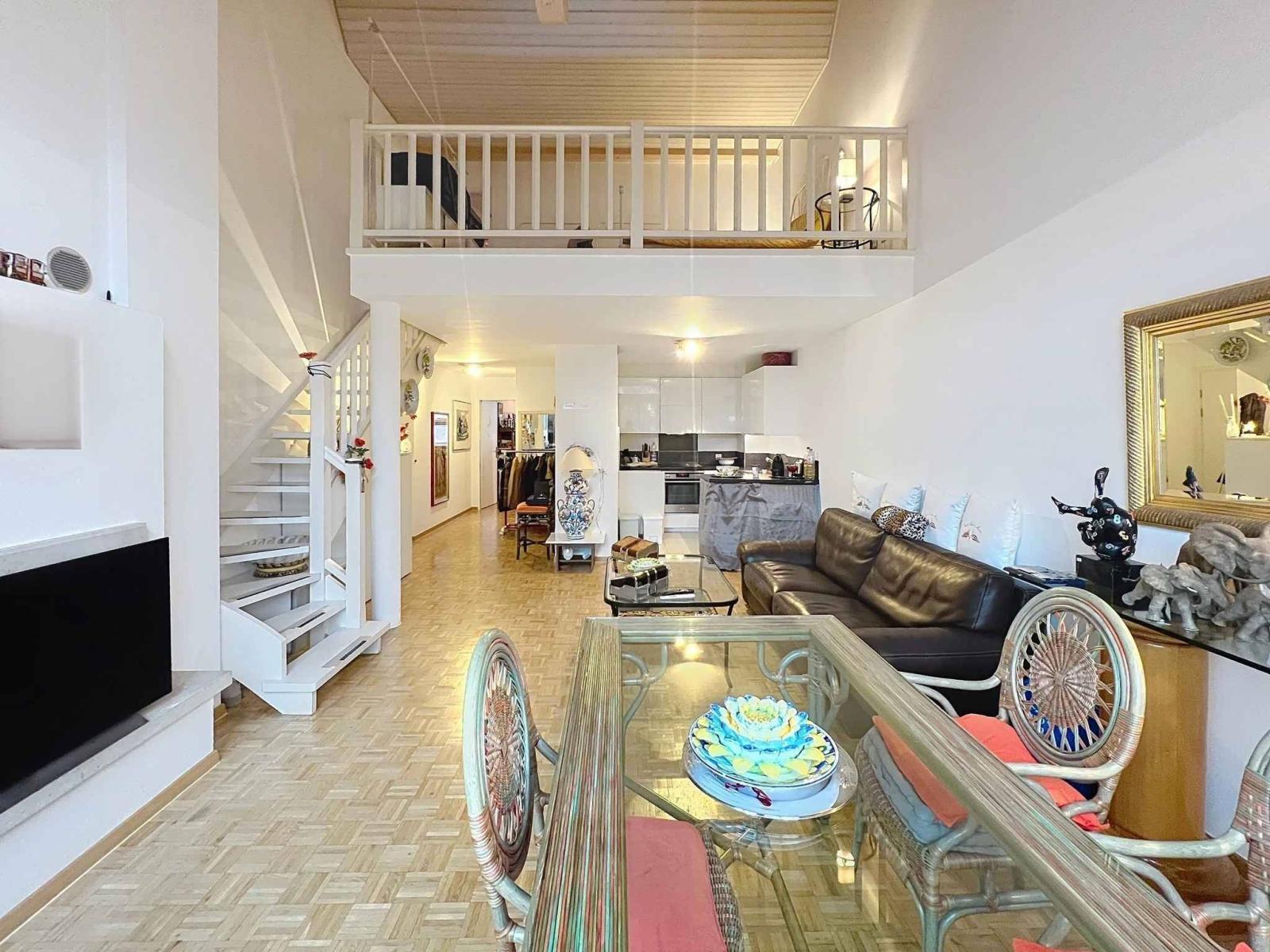 Agréable appartement lumineux avec duplex