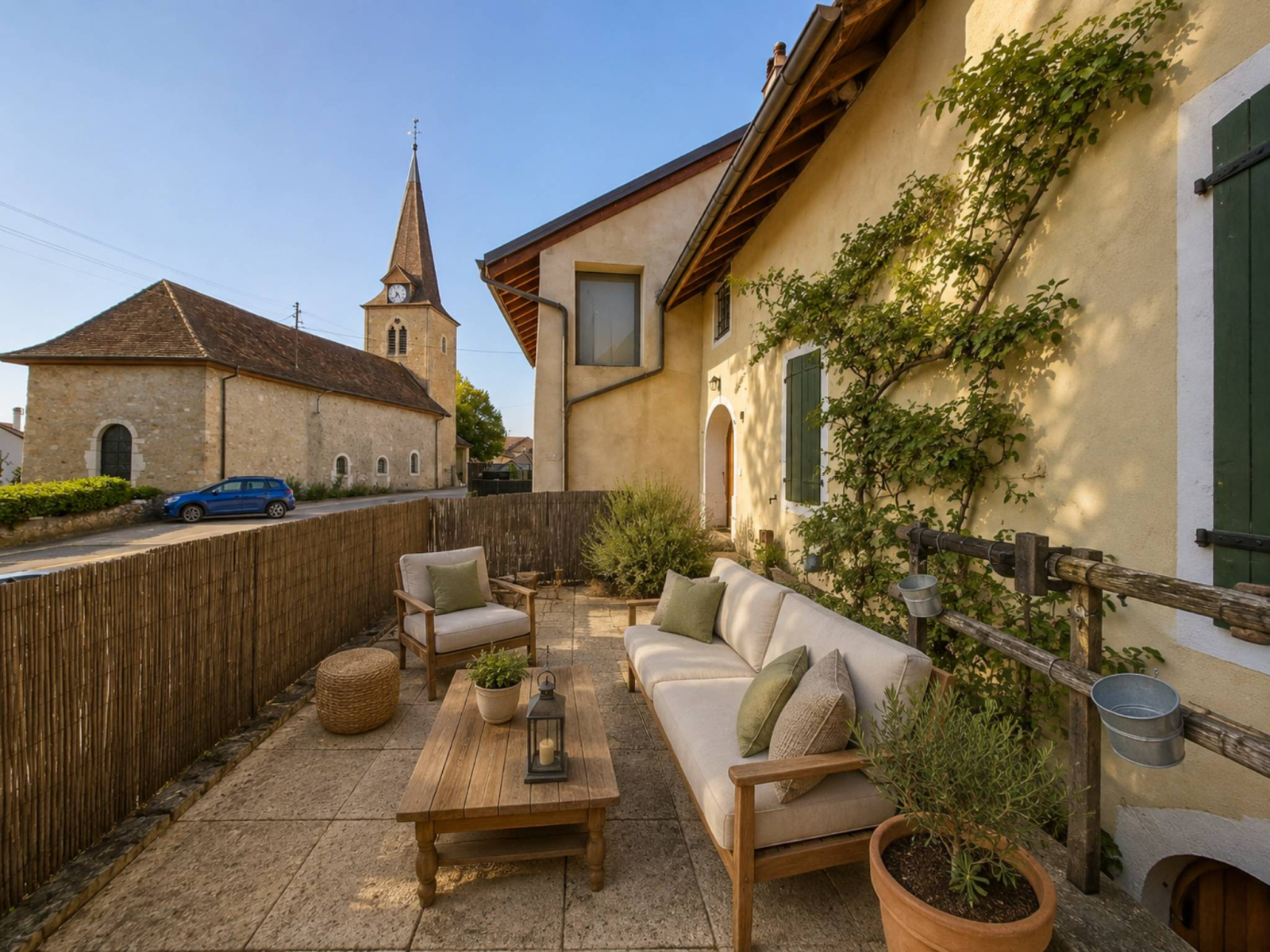 Maison villageoise avec deux appartements au coeur de Rances
