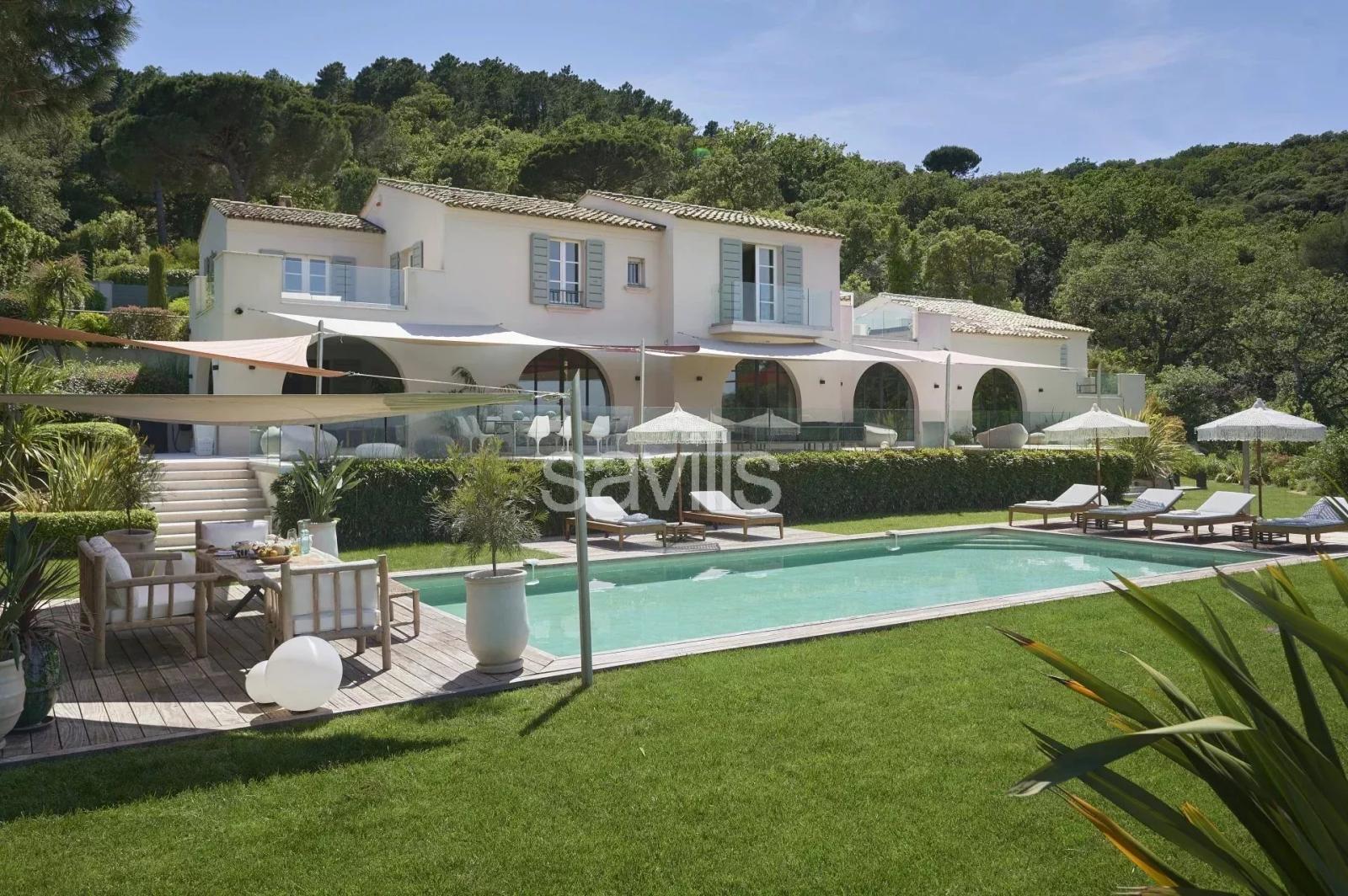 Ramatuelle, propriété à louer pour les vacances  avec vue mer