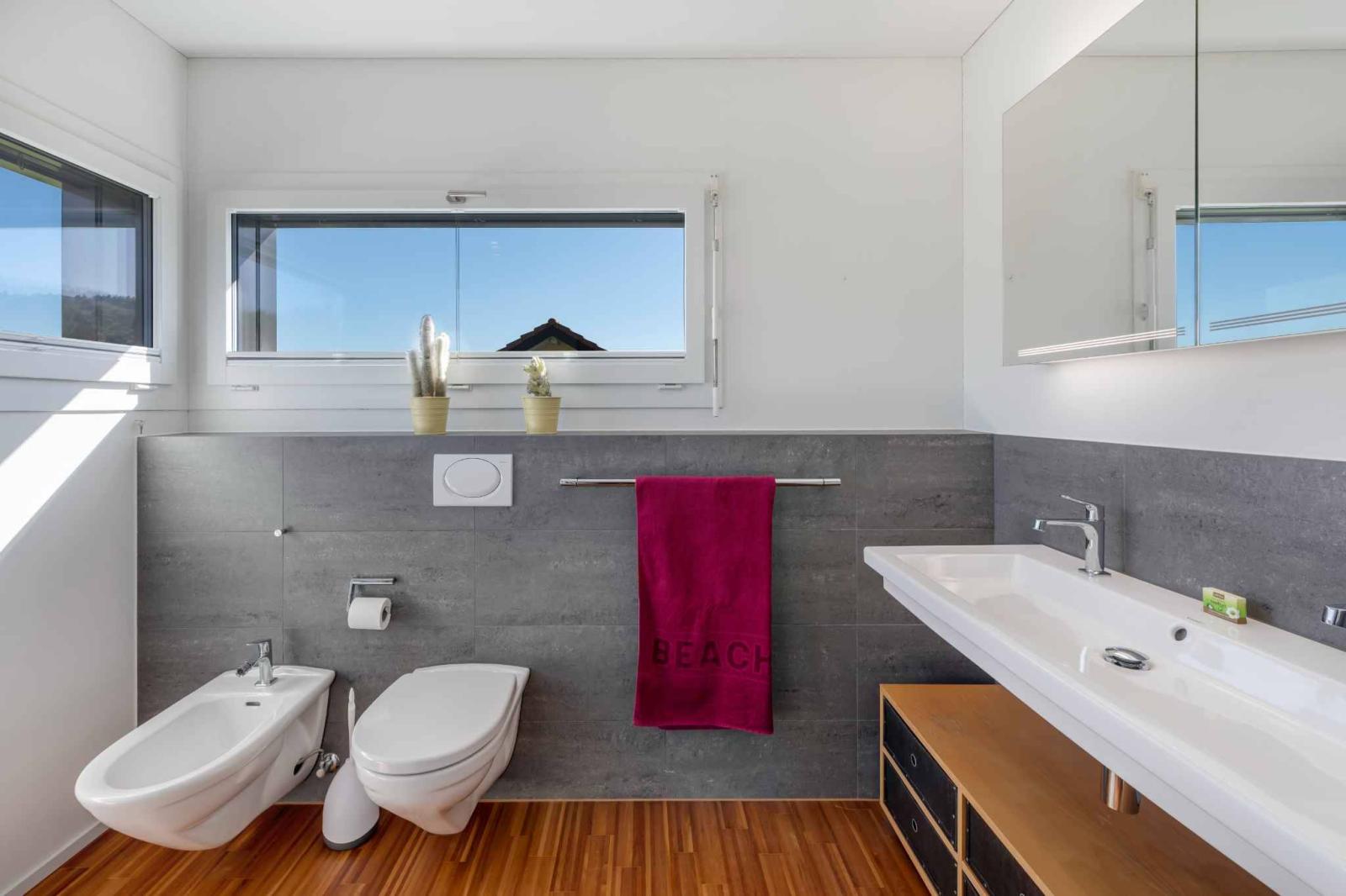 VILLA CONTEMPORAINE MINERGIE DANS UN ENVIRONNEMENT PRIVILÉGIÉ