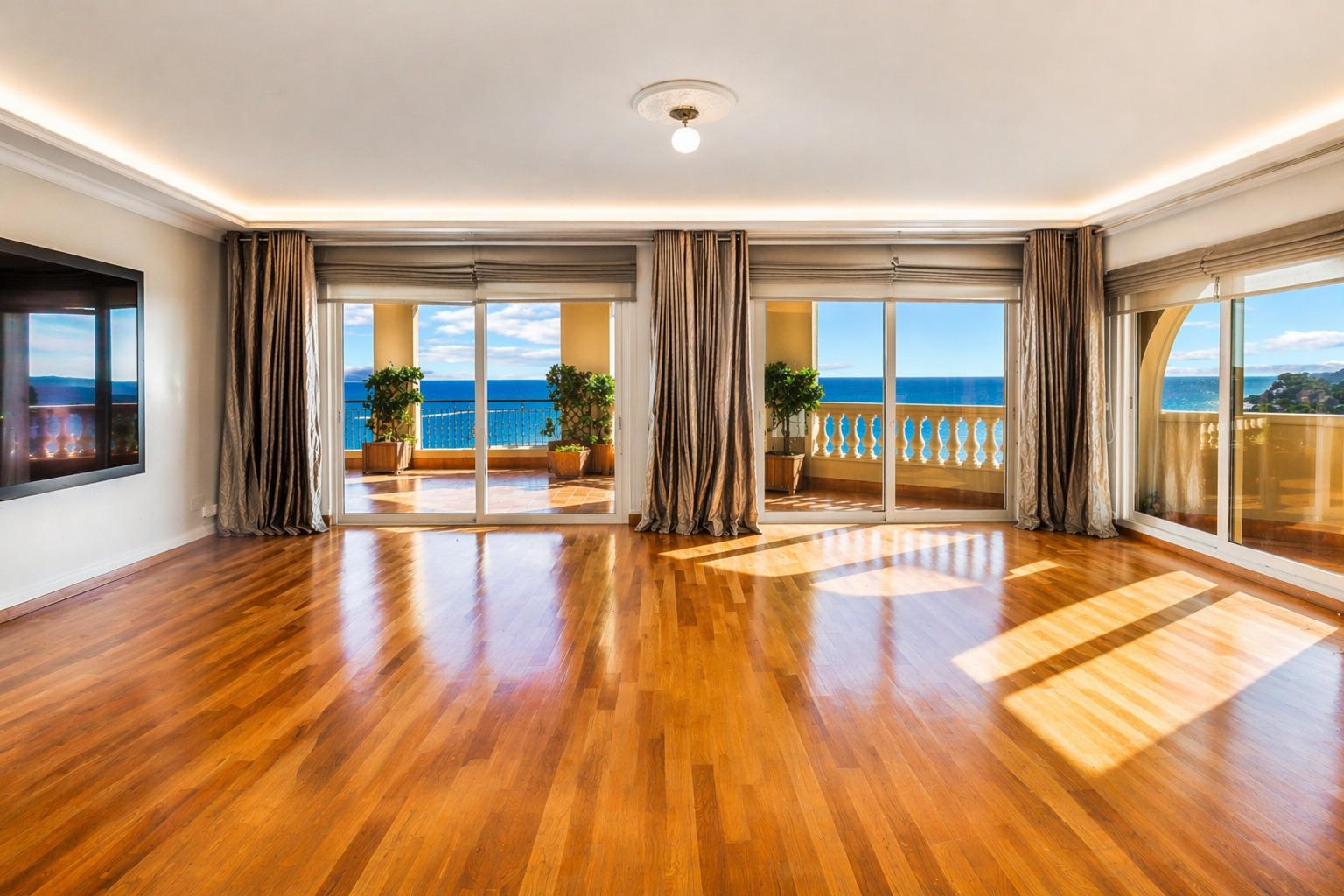 Fontvieille: Appartement d’exception avec terrasse et piscine privative face à la mer