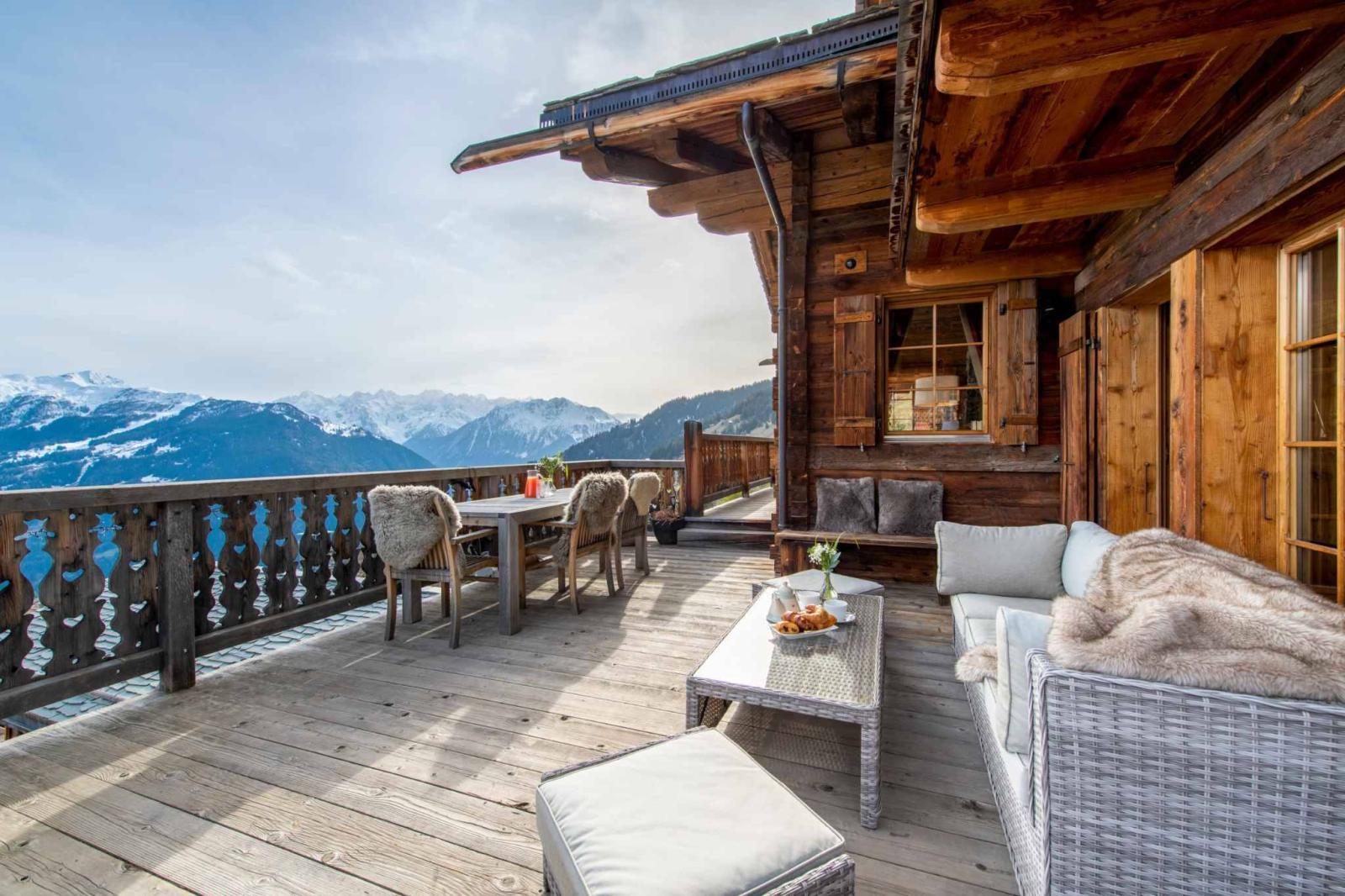 Chalet de prestige avec vue panoramique