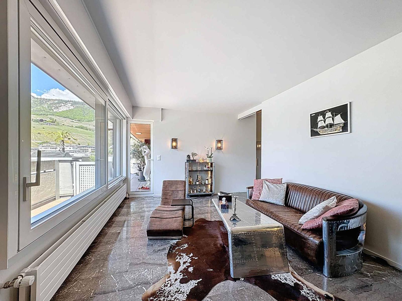 Attique duplex avec terrasse panoramique-Résidence secondaire