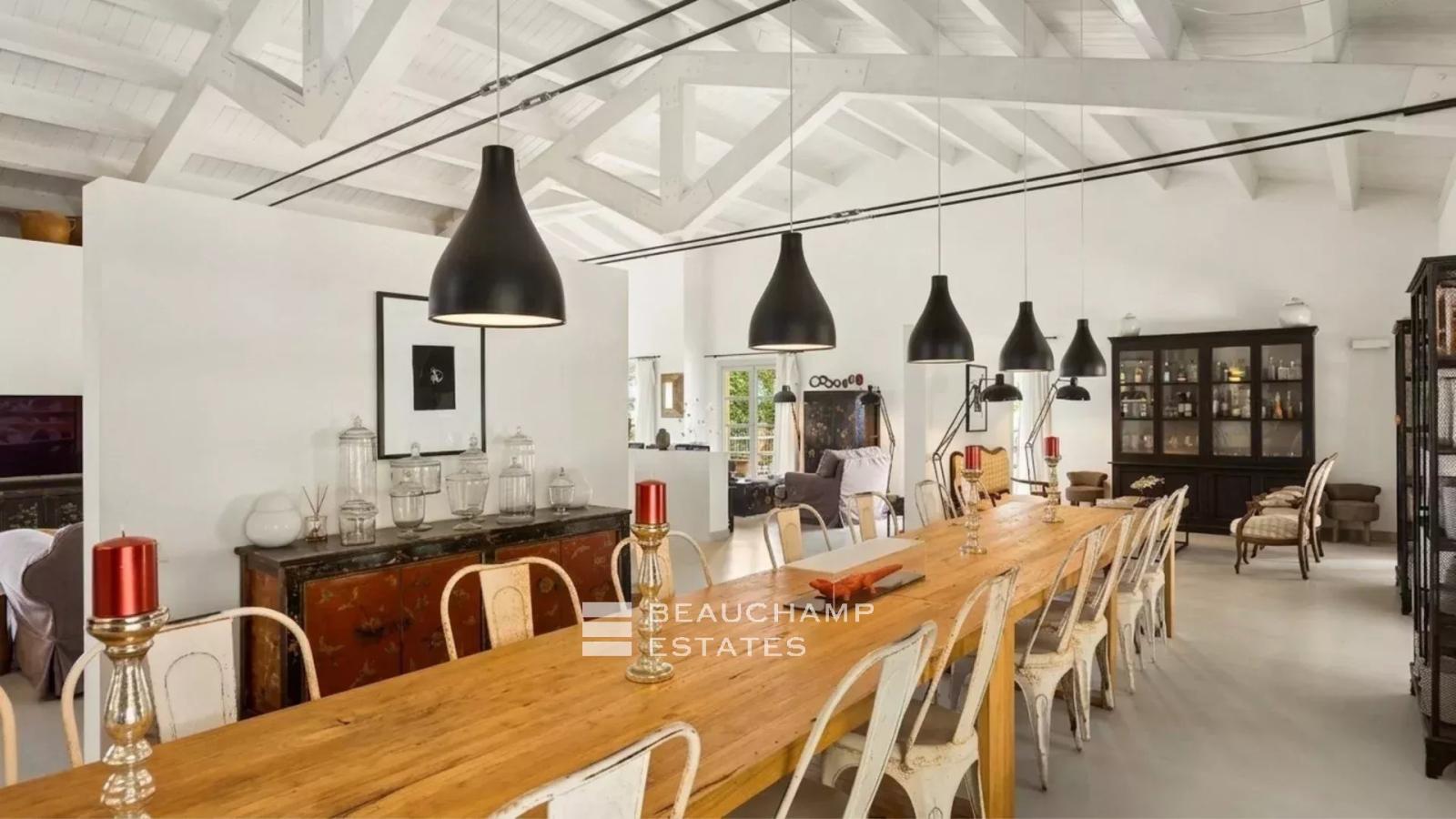 Bastide provençale en pierre 5 chambres avec vue mer - Grasse