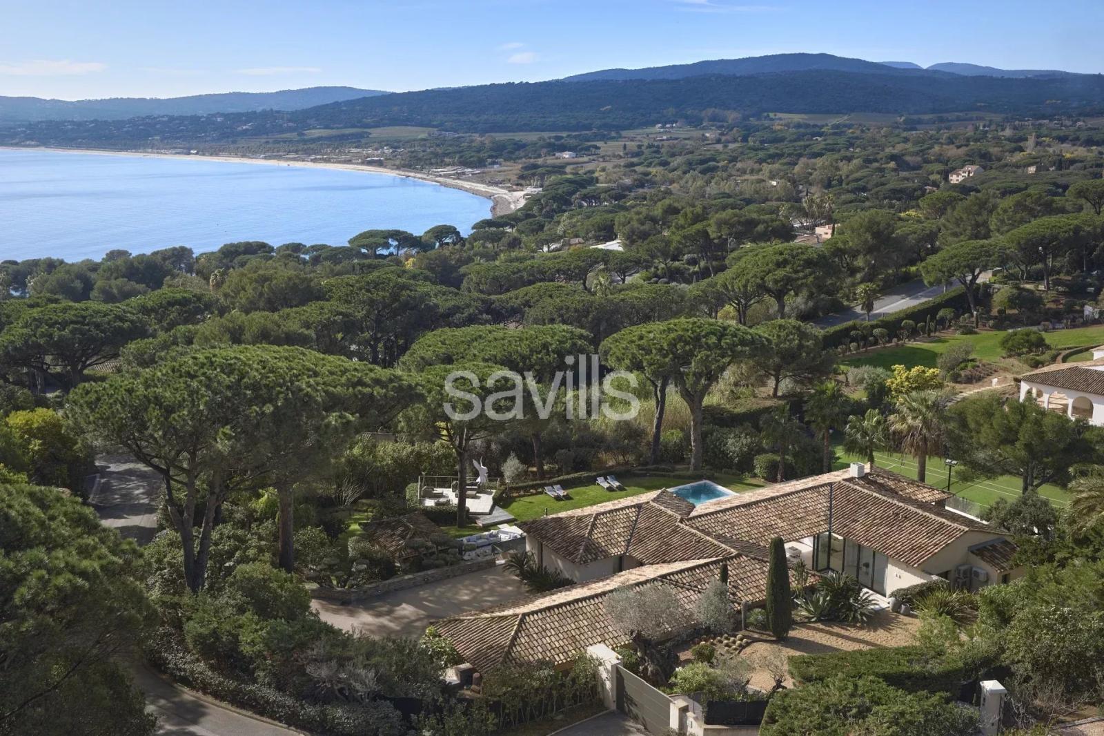 Propriété prestigieuse vue mer proche de Saint-Tropez
