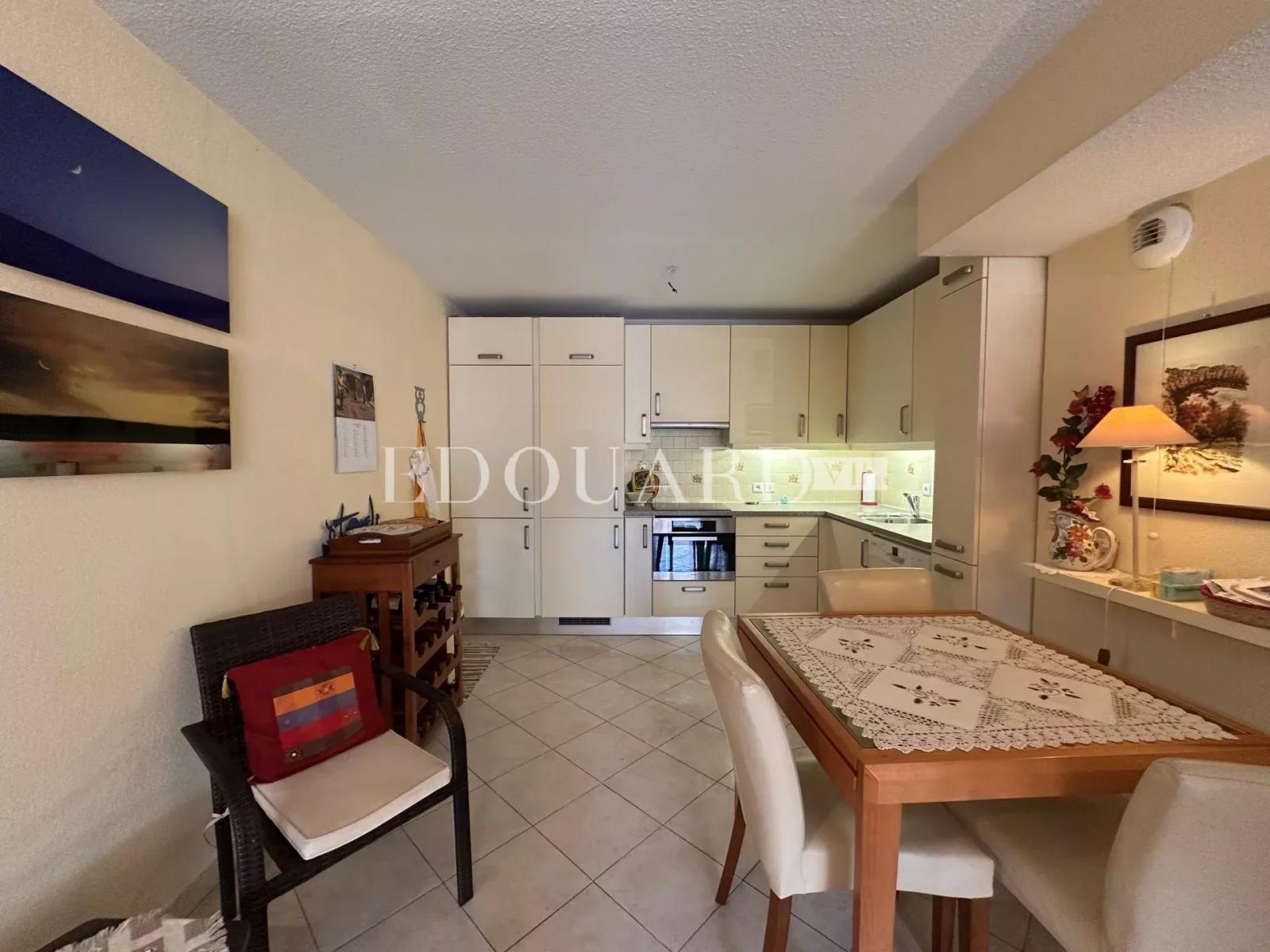 Grand deux pièces en excellent état avec belle terrasse et possibilité garage, exclusivité