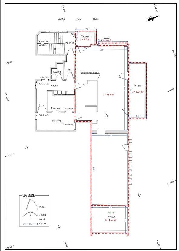 Appartement luxueusement rénové avec une vue magnifique