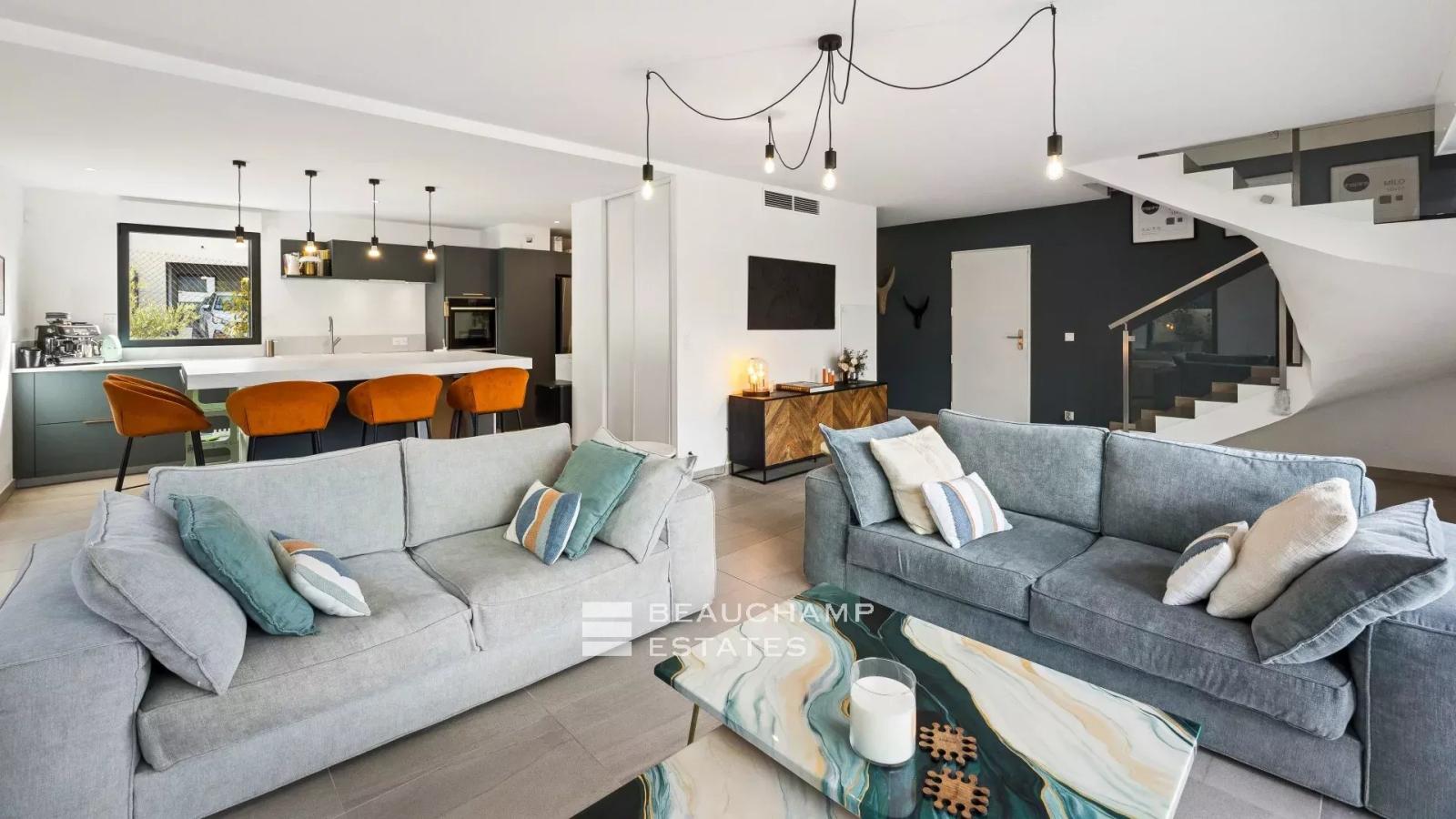 Villa contemporaine 4 chambres avec piscine - La Roquette-sur-Siagne