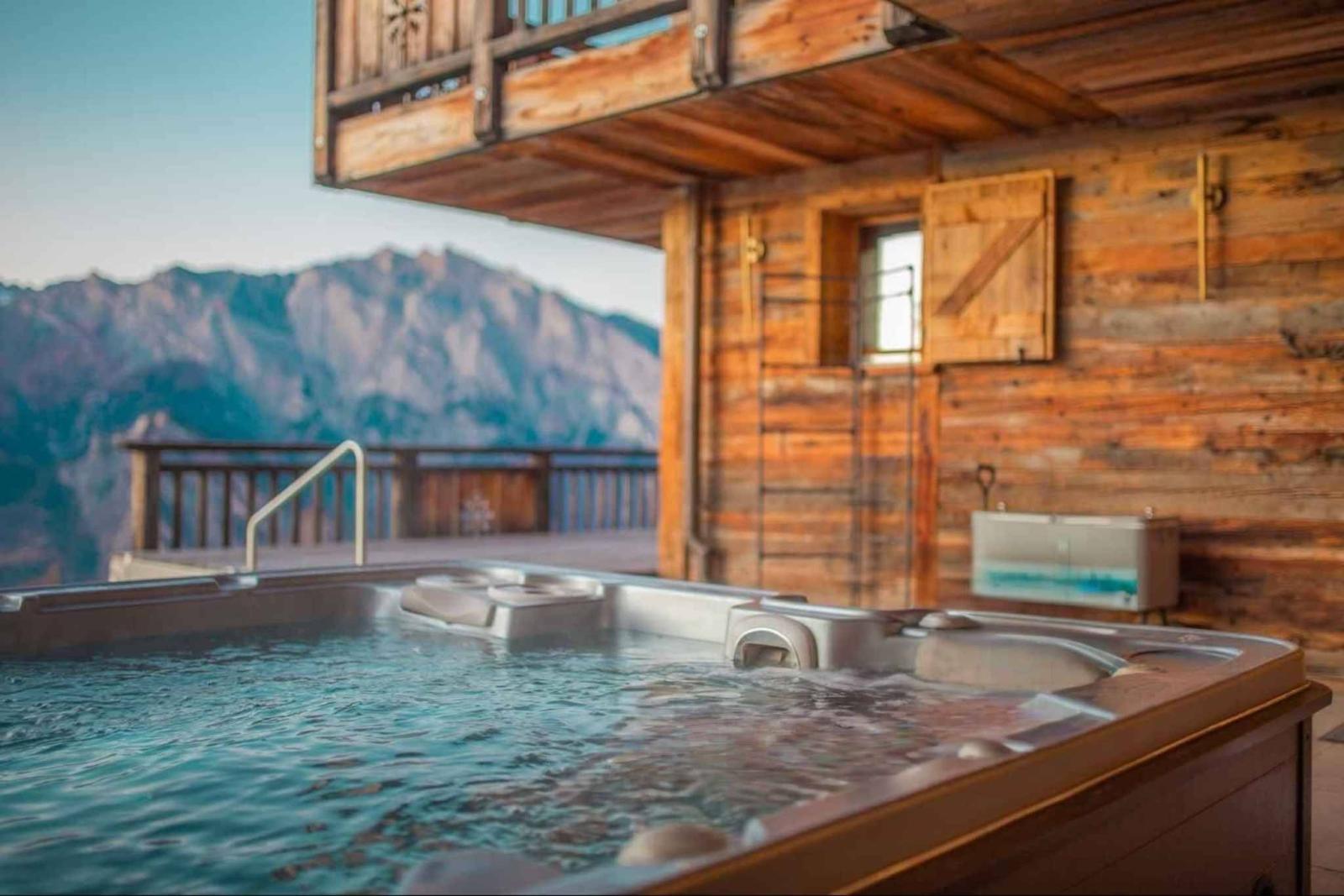 Chalet moderne avec vue imprenable sur les montagnes