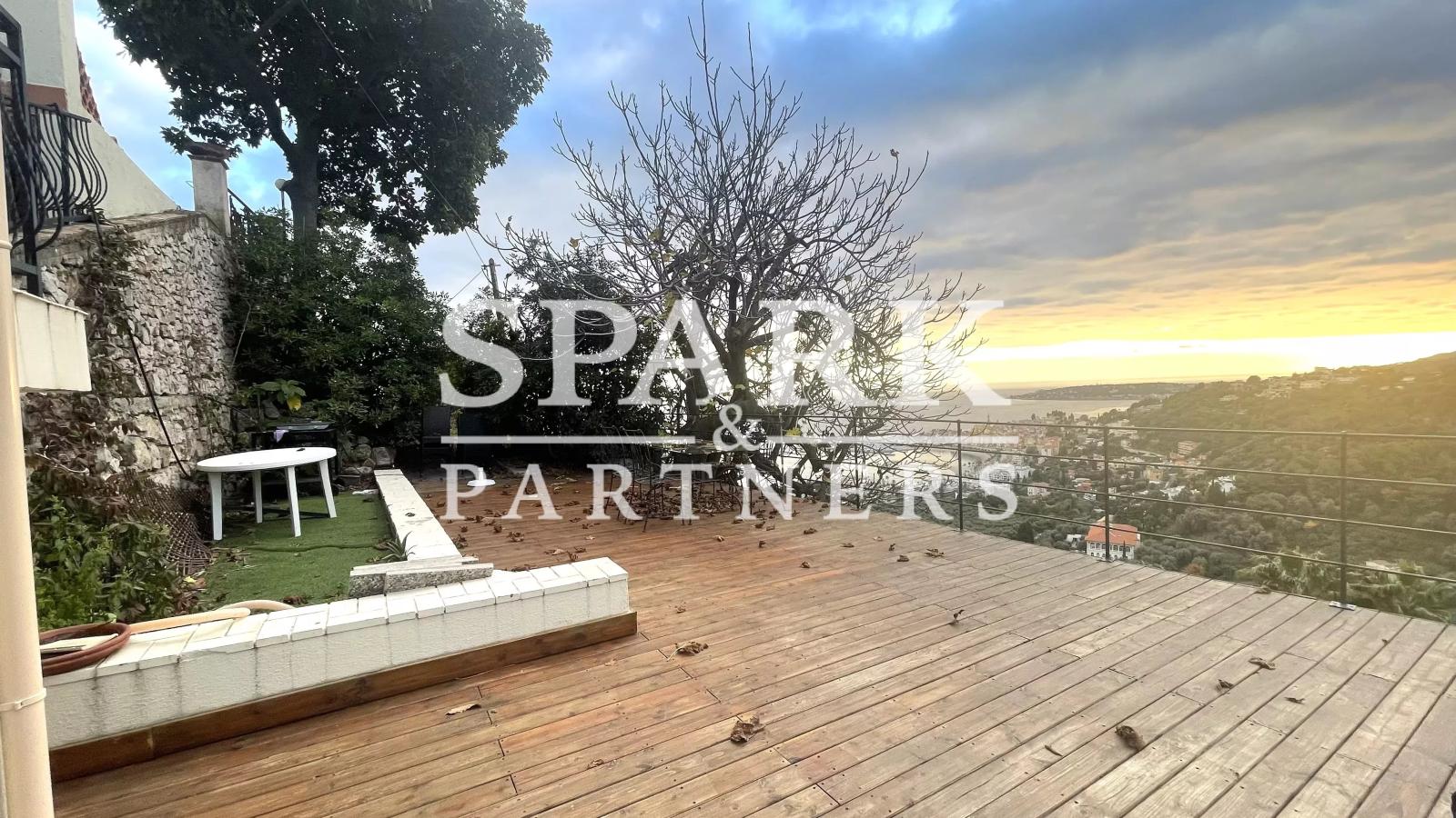 Menton Garavan - Maison location - Vue panoramique mer