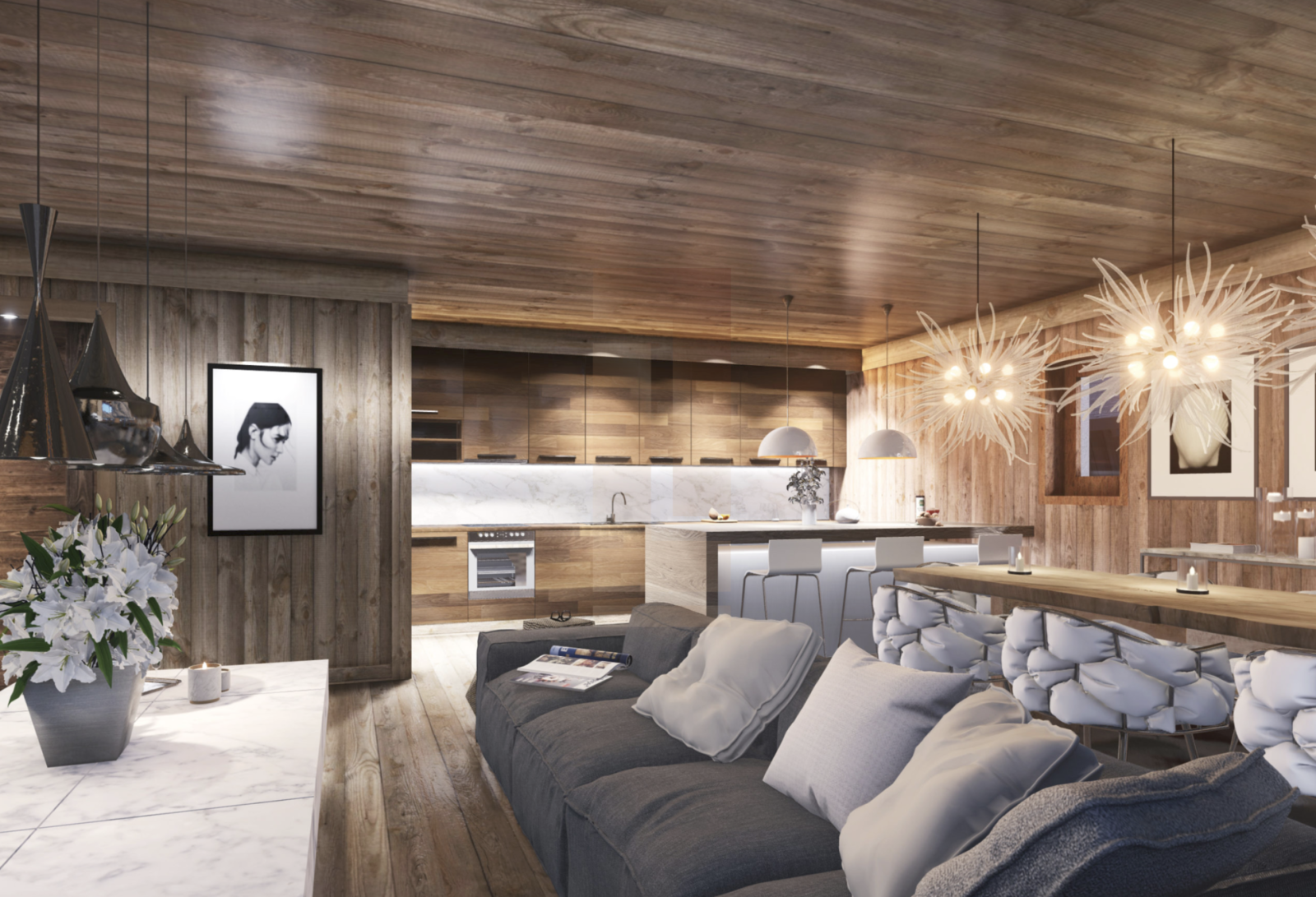 Attique d'Exception avec Vue Panoramique sur les Alpes