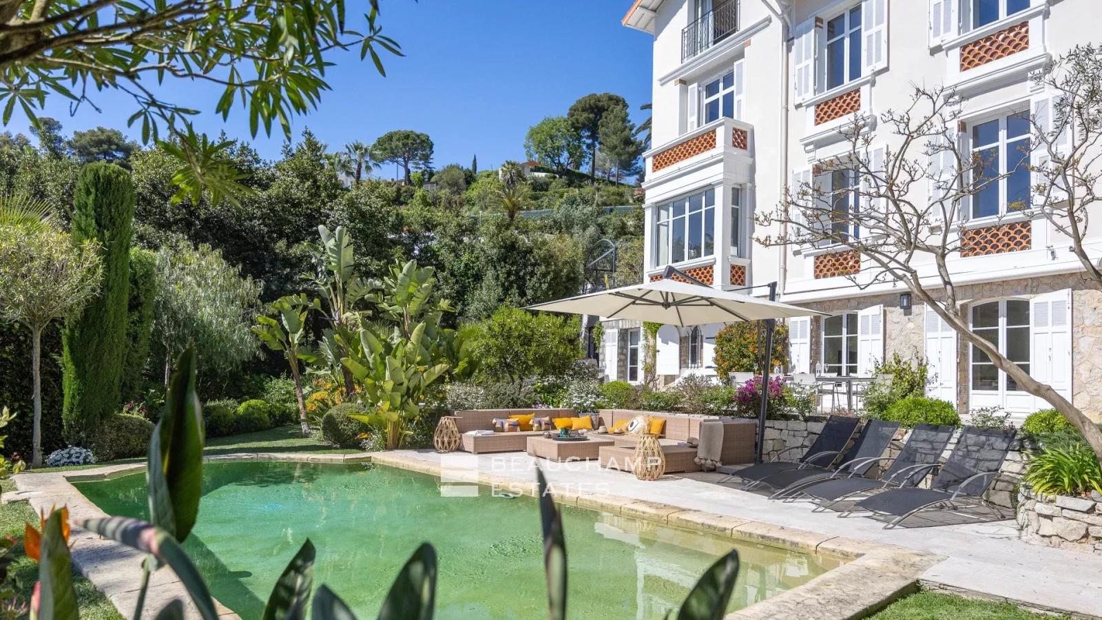 Villa Belle Epoque 5 chambres avec vue mer panoramique - Cannes