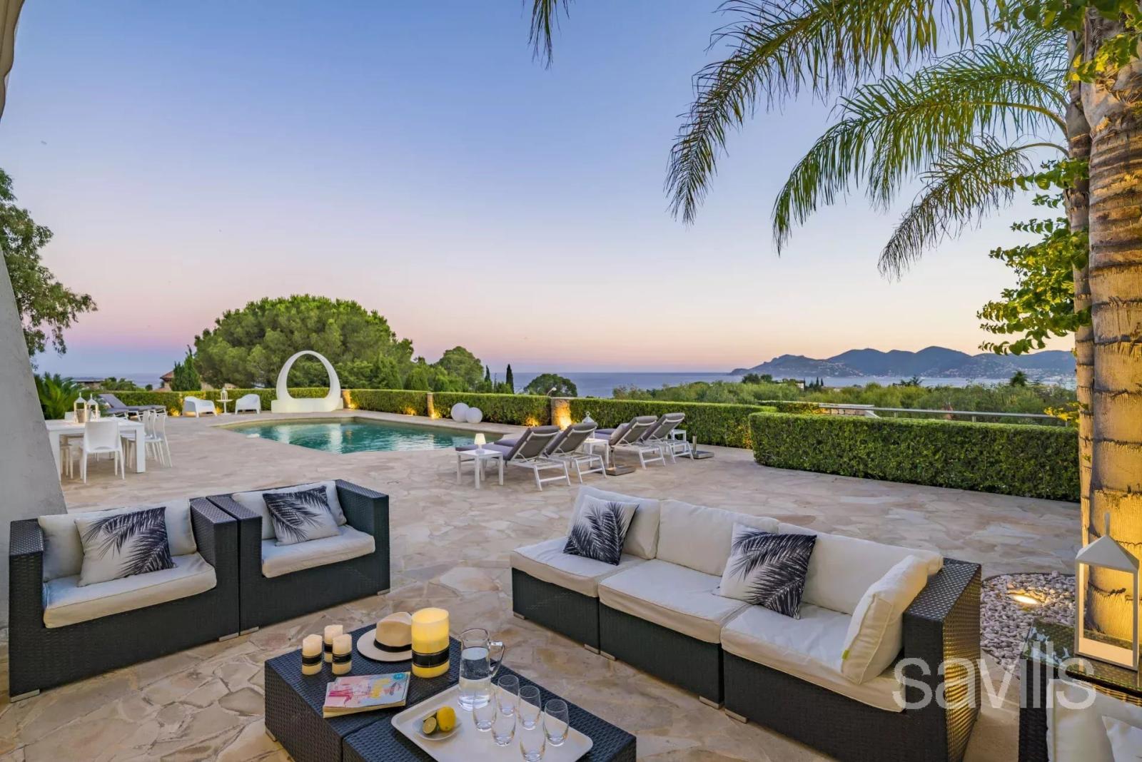 Superbe villa avec vue mer panoramique