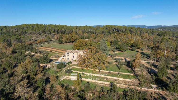 Bastide en pierre 5 chambres avec vue panoramiques - Lorgues