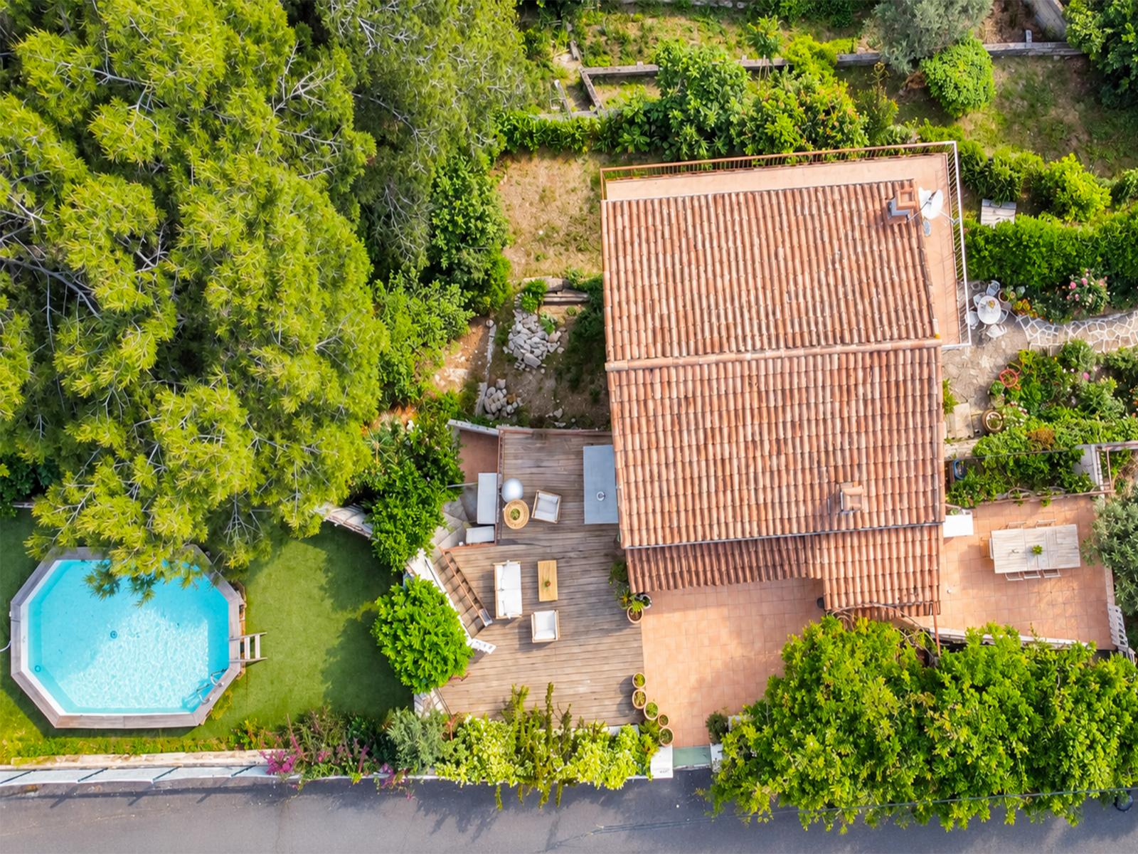 ROQUEBRUNE-CAP-MARTIN - MAISON - PISCINE & VUE MER