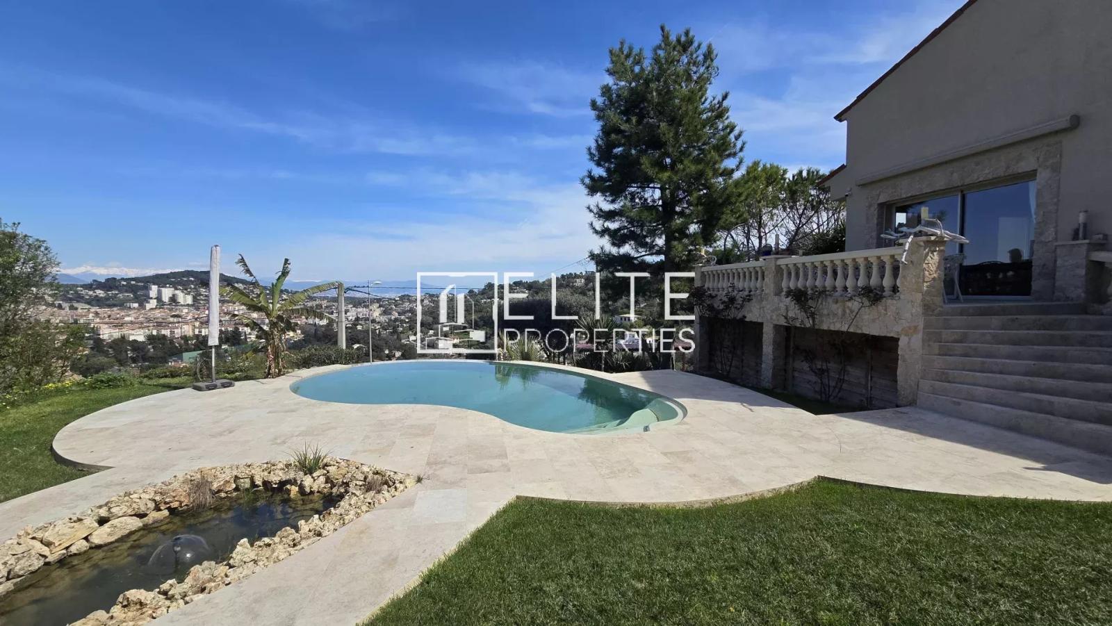 VILLA 10 PIECES 260m²  VUE DEGAGEE VALLAURIS