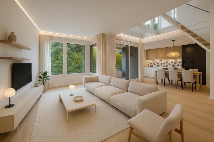 Duplex d’exception à deux pas du lac