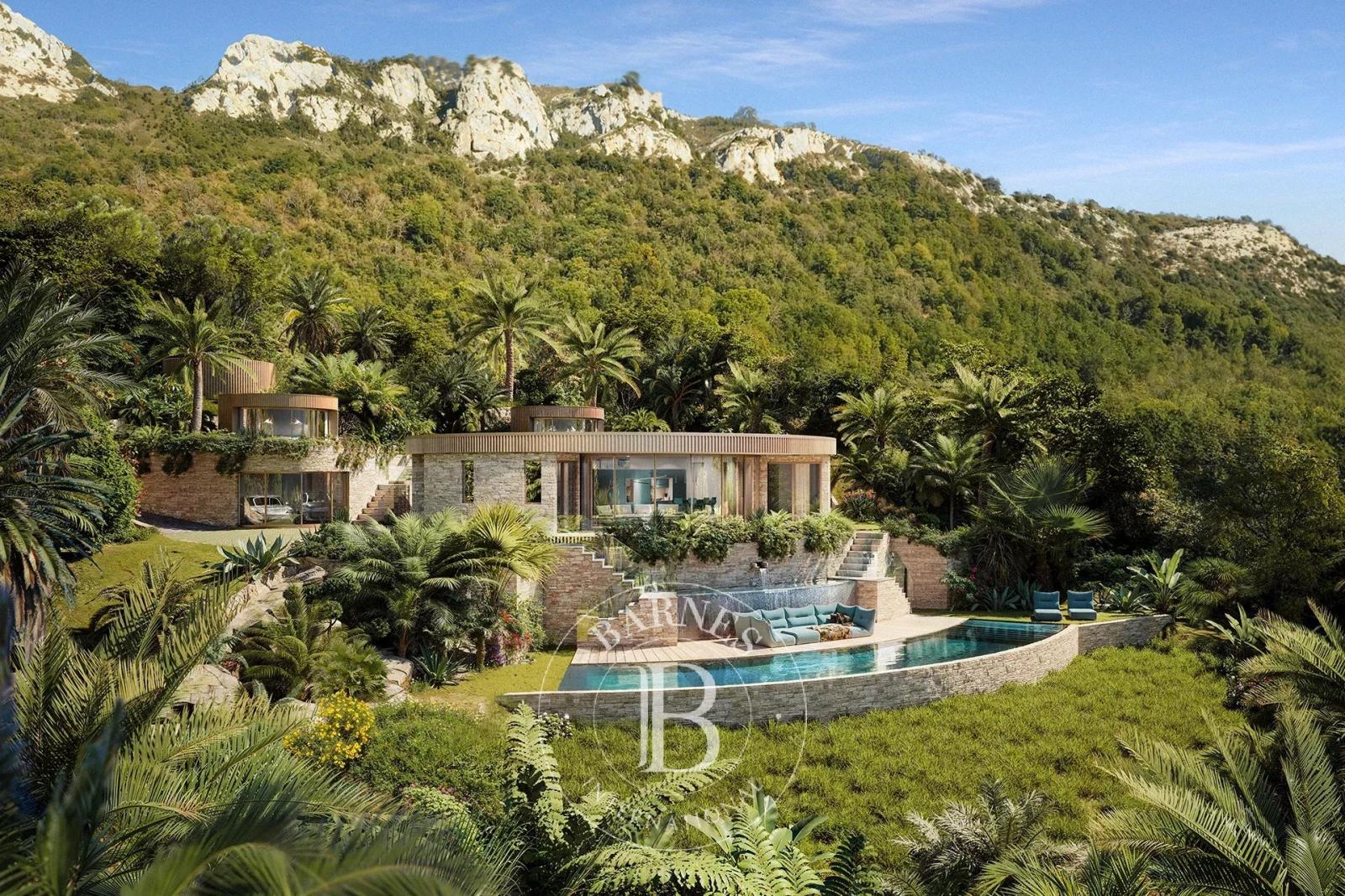 Villa d’architecture contemporaine avec vue panoramique sur la Côte d’Azur