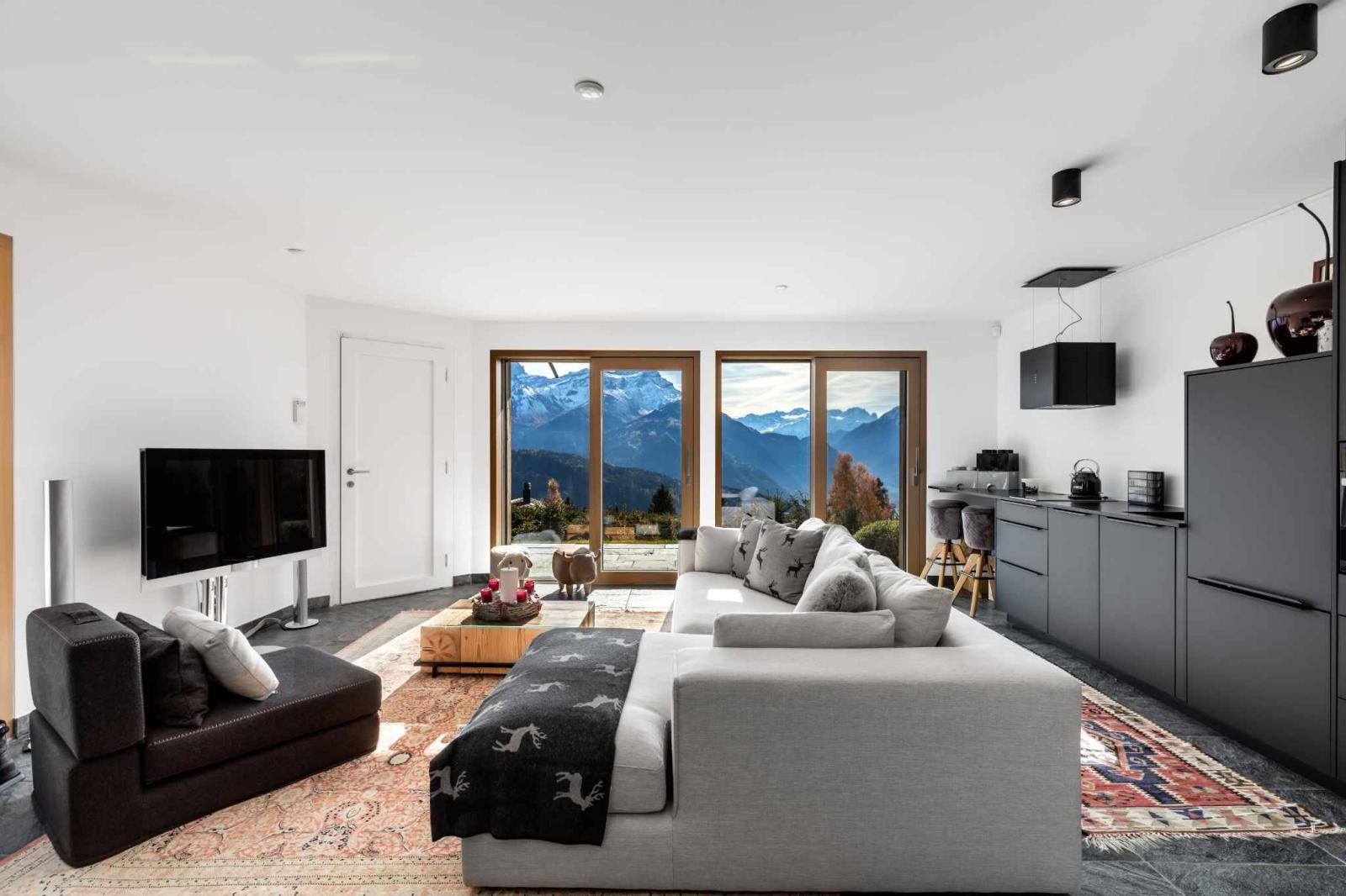 Chalet d'exception avec ascenseur privatif et vue imprenable