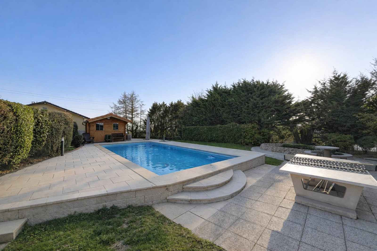 Villa avec piscine chauffée et vue dégagée à Villars-Sainte-Croix
