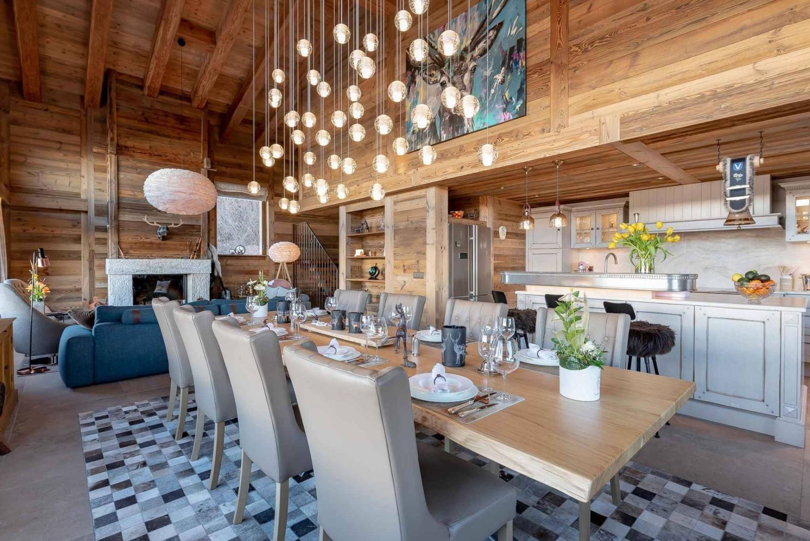 Chalet moderne avec vue imprenable sur les montagnes