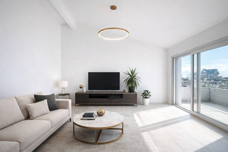 Lumineux attique de 3.5 pièces contemporain