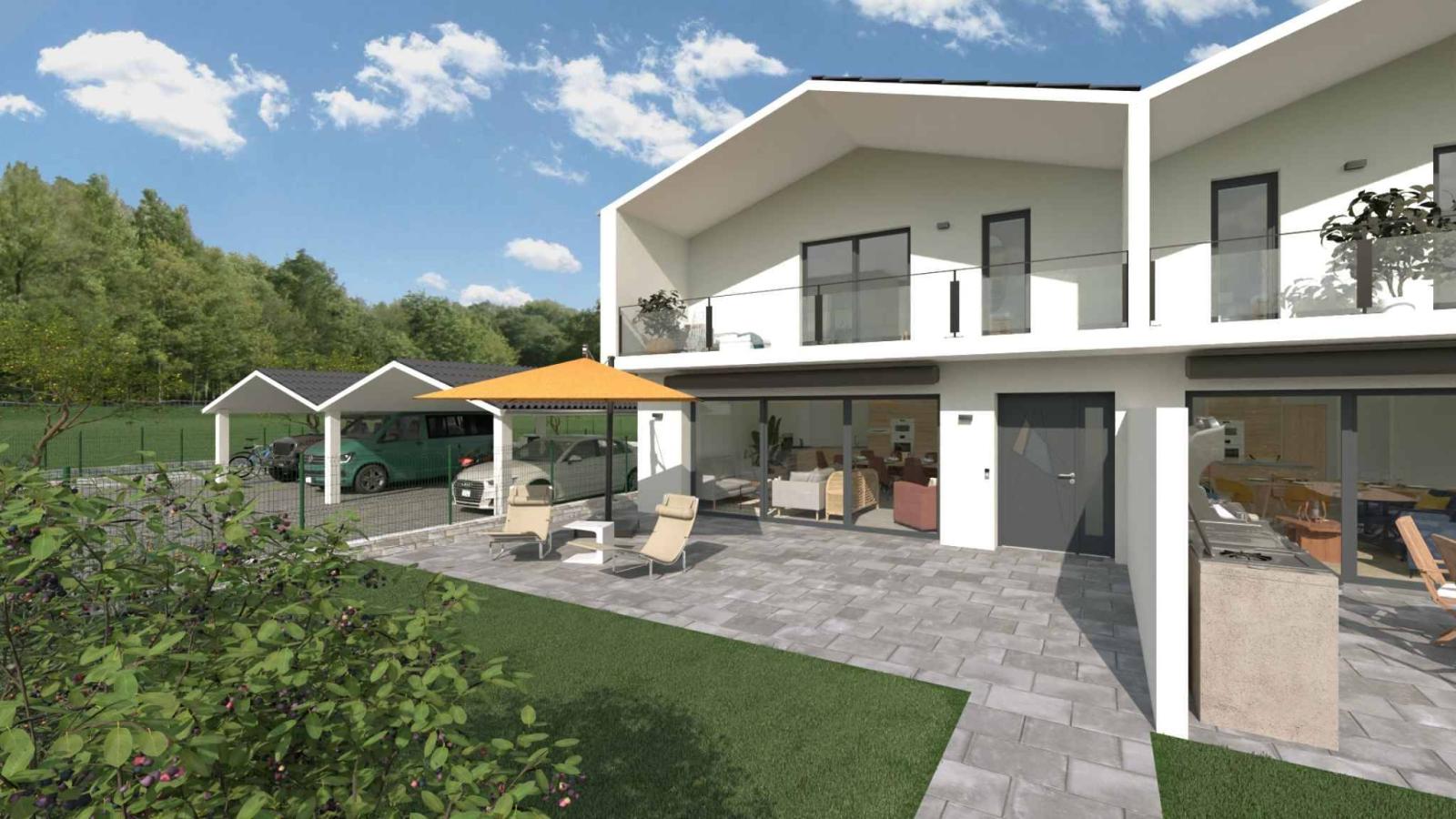 Villa contiguë neuve à La Balmaz – Lot C