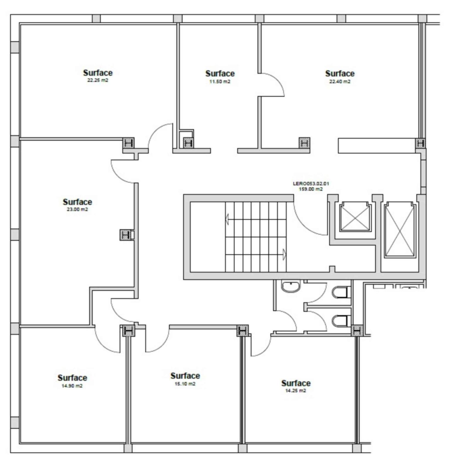 Bureaux modernes et lumineux 159 m2 à louer à la Chaux-de-Fonds