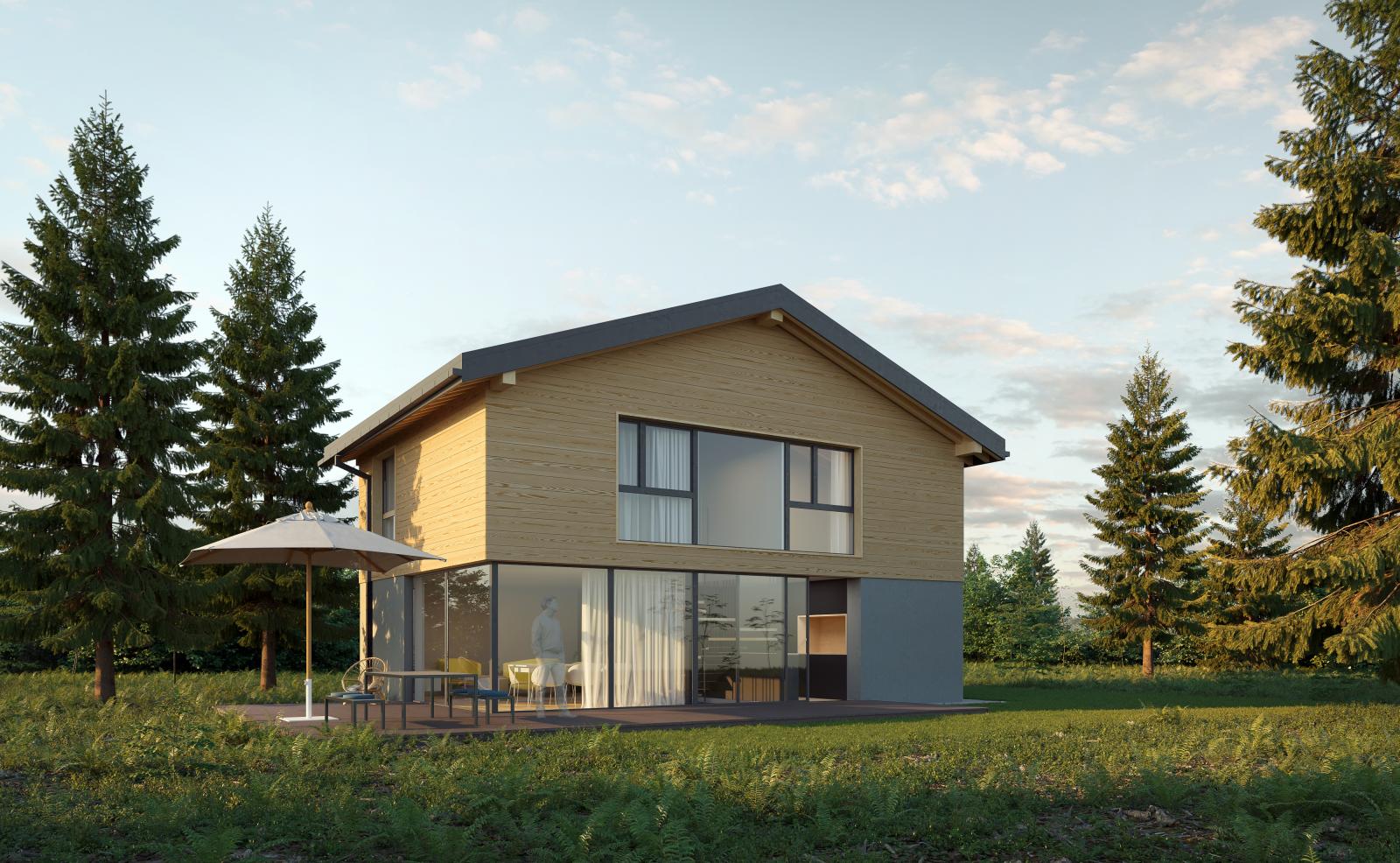 MIEX (VS) | CHALET 5.5 p SUR PLAN - 1028m2