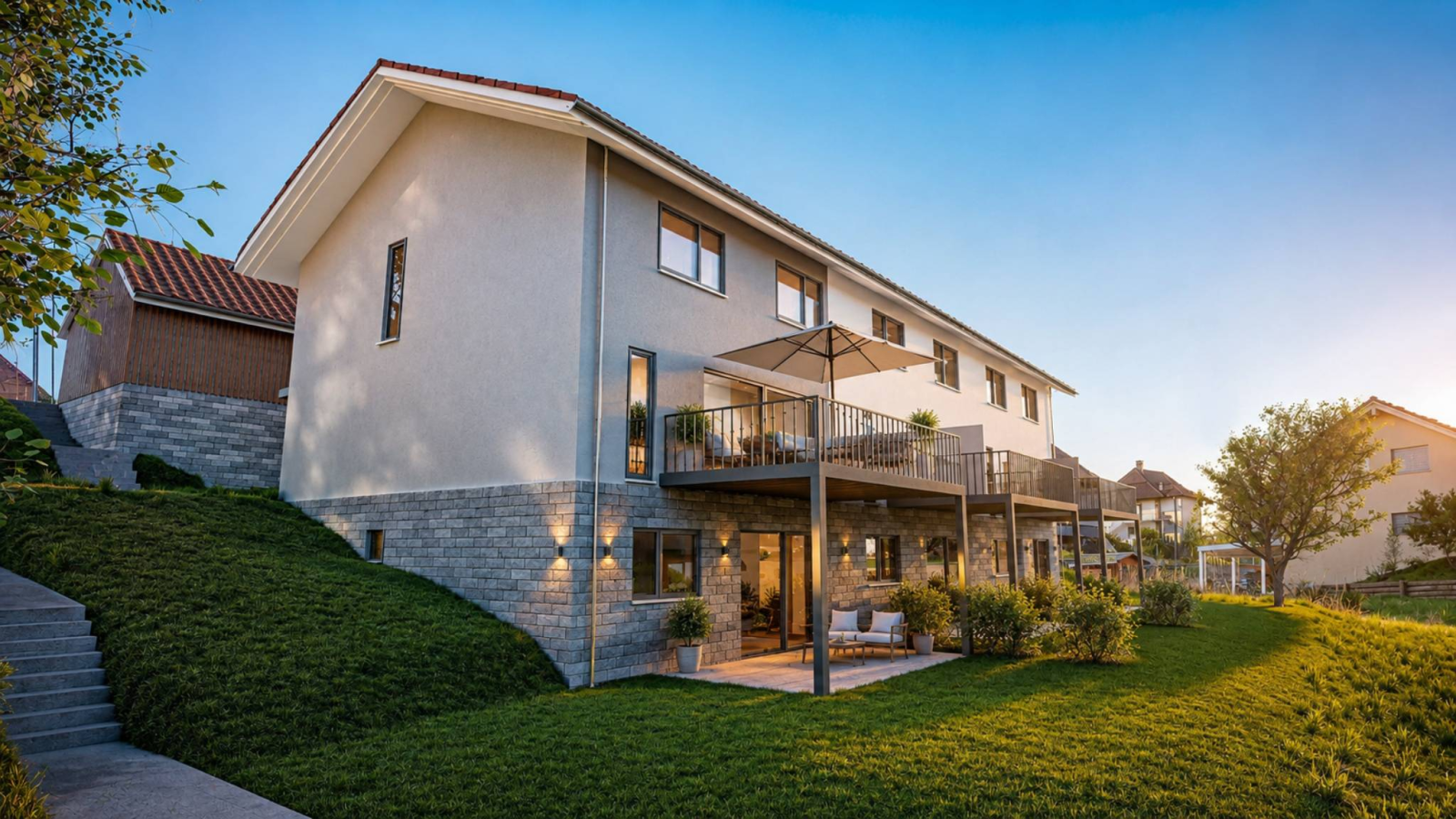 Superbe villa neuve de 6.5 pièces avec jardin et terrasse