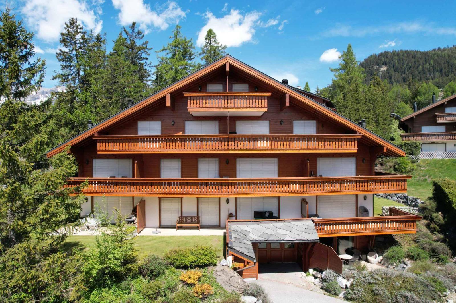 PLANS-MAYENS - Charmant 2.5 pièces à deux pas des pistes de ski