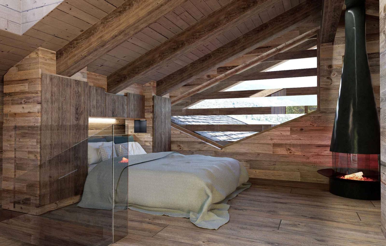 MAGNIFIQUE ET LUXUEUX CHALET A CONSTRUIRE - SKI IN/OUT