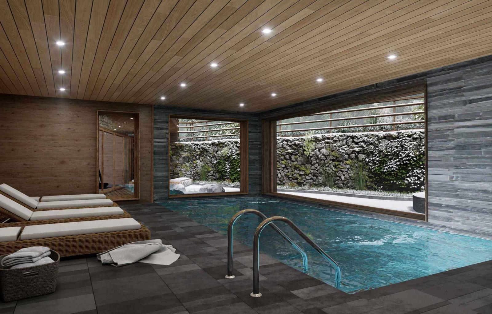 MAGNIFIQUE ET LUXUEUX CHALET A CONSTRUIRE - SKI IN/OUT