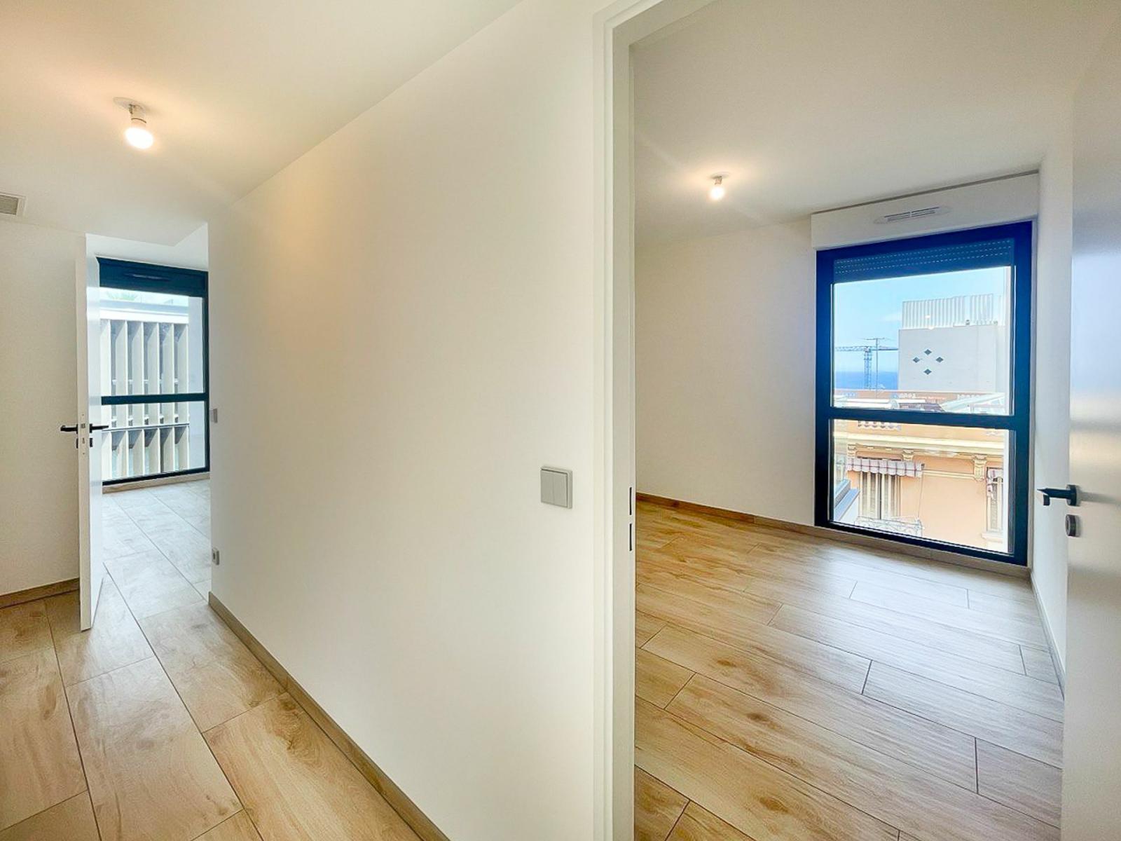 Appartement vue mer dans la prestigieuse résidence Olympe à Beausoleil, à la frontière de Monaco