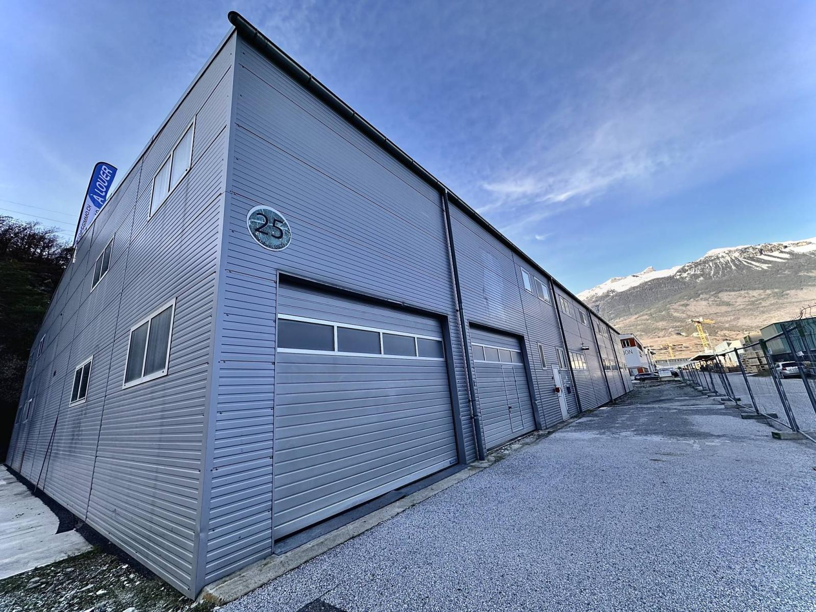 Location Halle Industrielle à Sierre – Zone Industrielle des Falcons