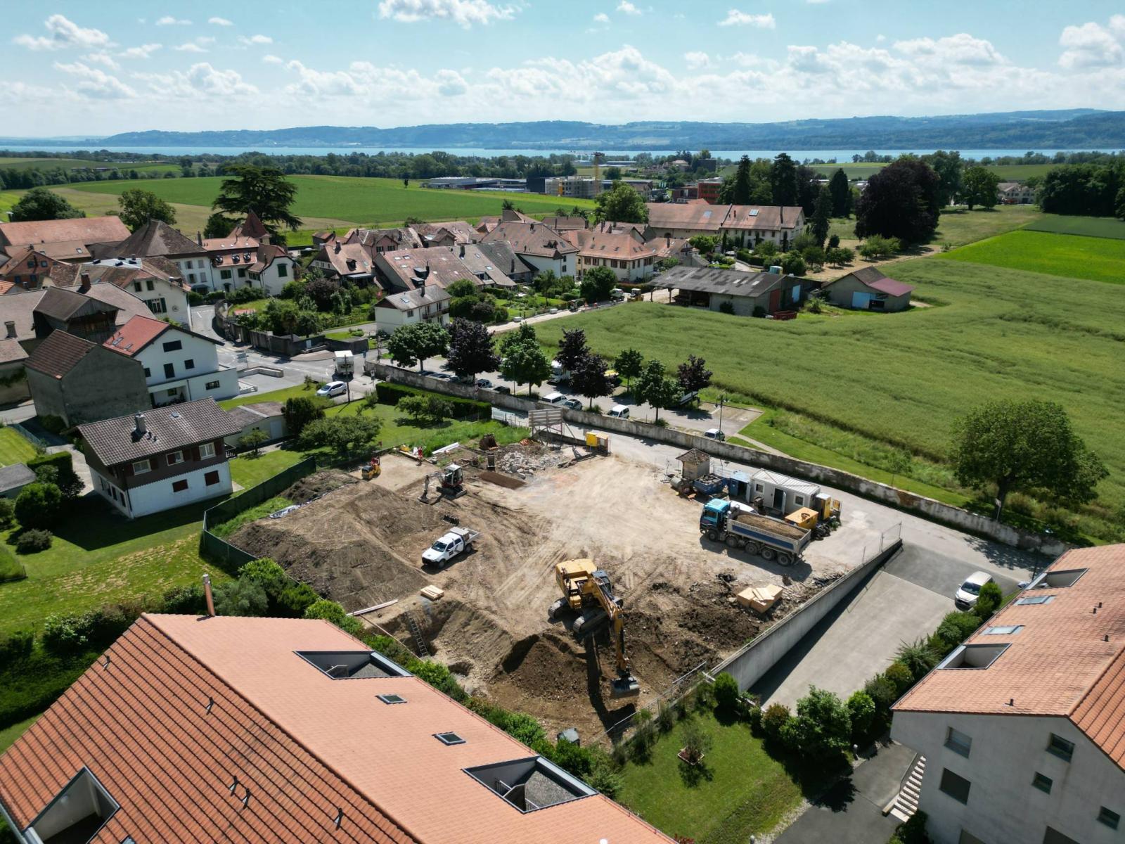 Le chantier a démarré ! 3.5 pièces au dernier étage