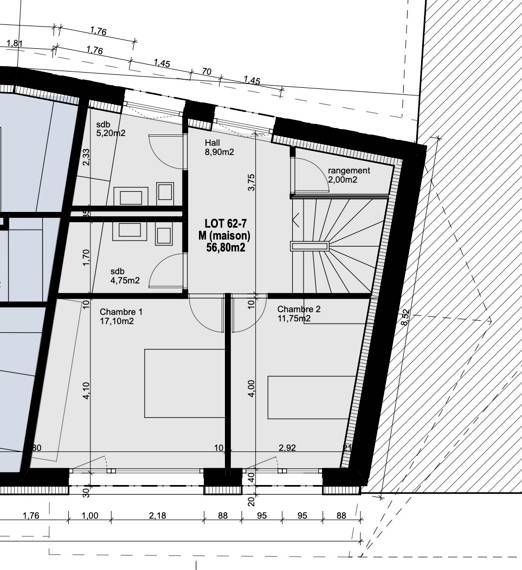 62-7 - NOUVELLE PROMOTION Domaine de Chiblins - Triplex de 4.5 pièces
